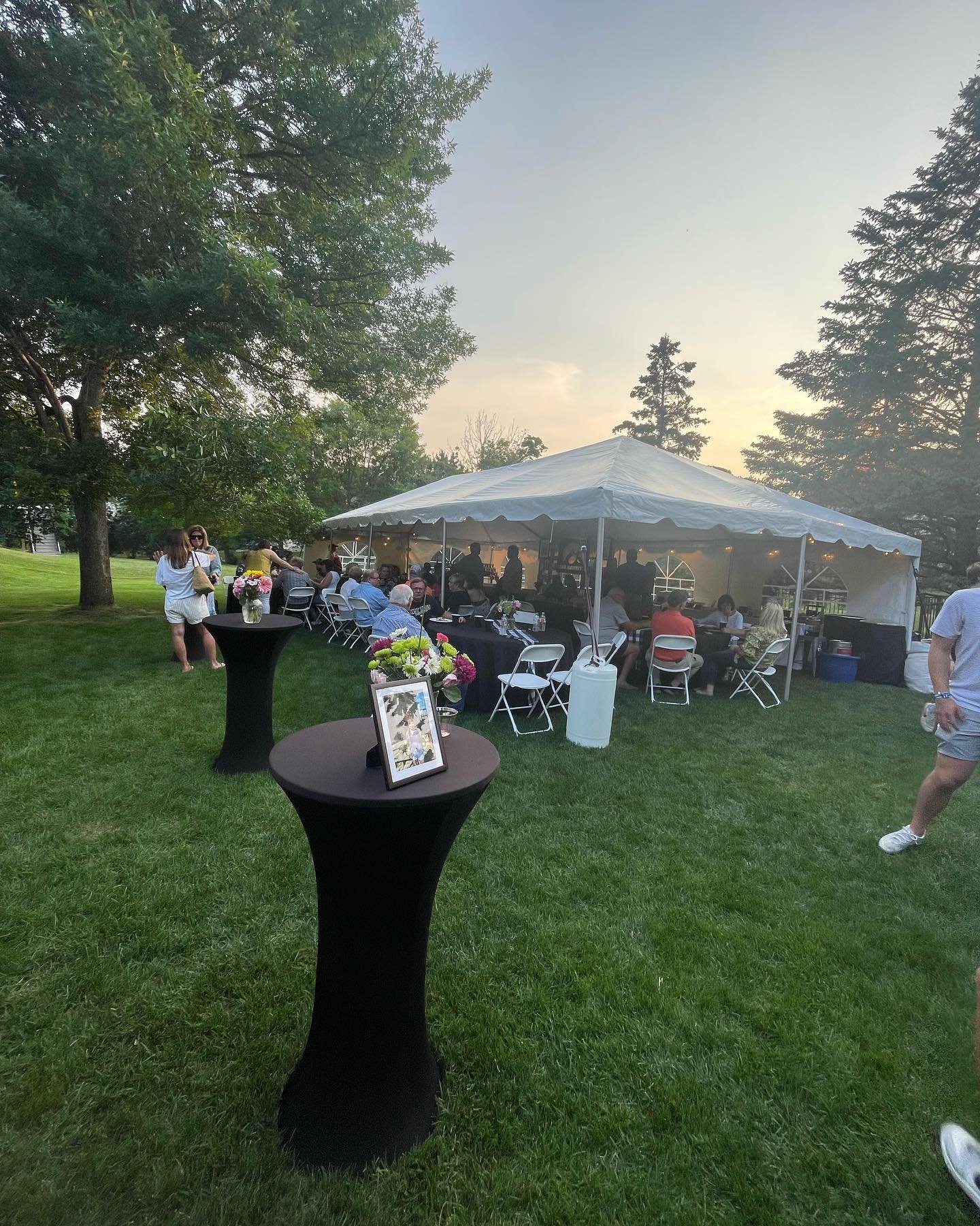 Most times we don&rsquo;t get to see the actual event. Very happy to see family and friends enjoying the setups for graduation parties!