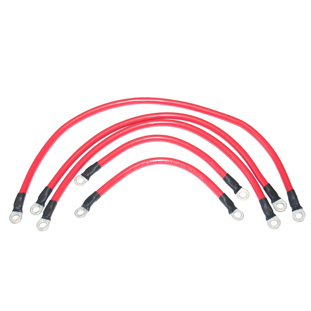 Für ezgo txt Golf wagen 4 awg 36v 48v Batterie klemmen kabel positiv  negativ schwarz rot Kabel reines Kupfer Batterie kabel - AliExpress