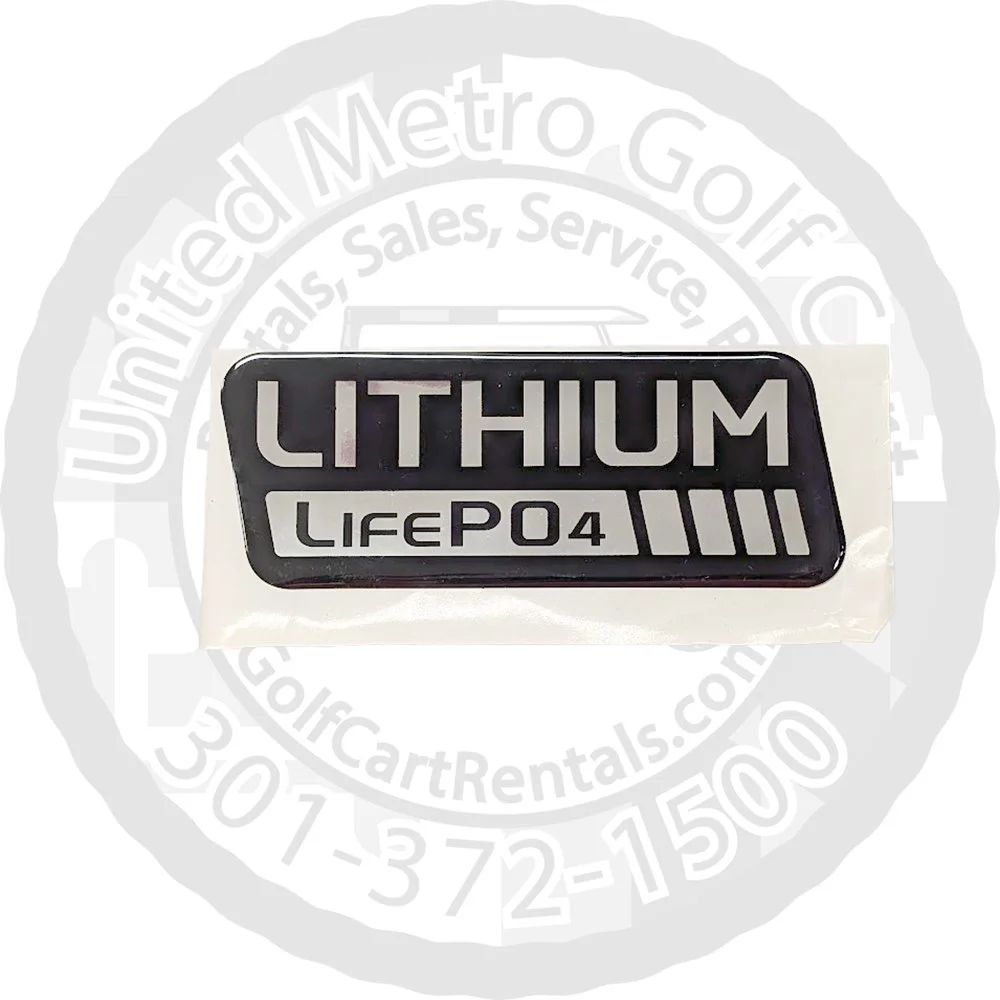 Evolution 2.04.1416 D5 LiFePO4 Sticker, Passenger Side