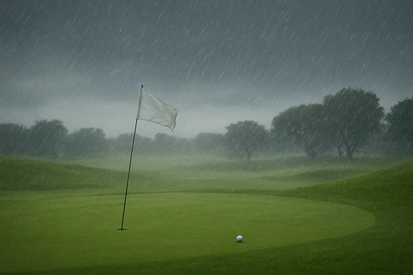 L&ouml;rdagsgolfen &auml;r inst&auml;lld imorgon 4/10 p&aring; grund av ov&auml;dret som drar in &ouml;ver oss ☔️🌧️💨