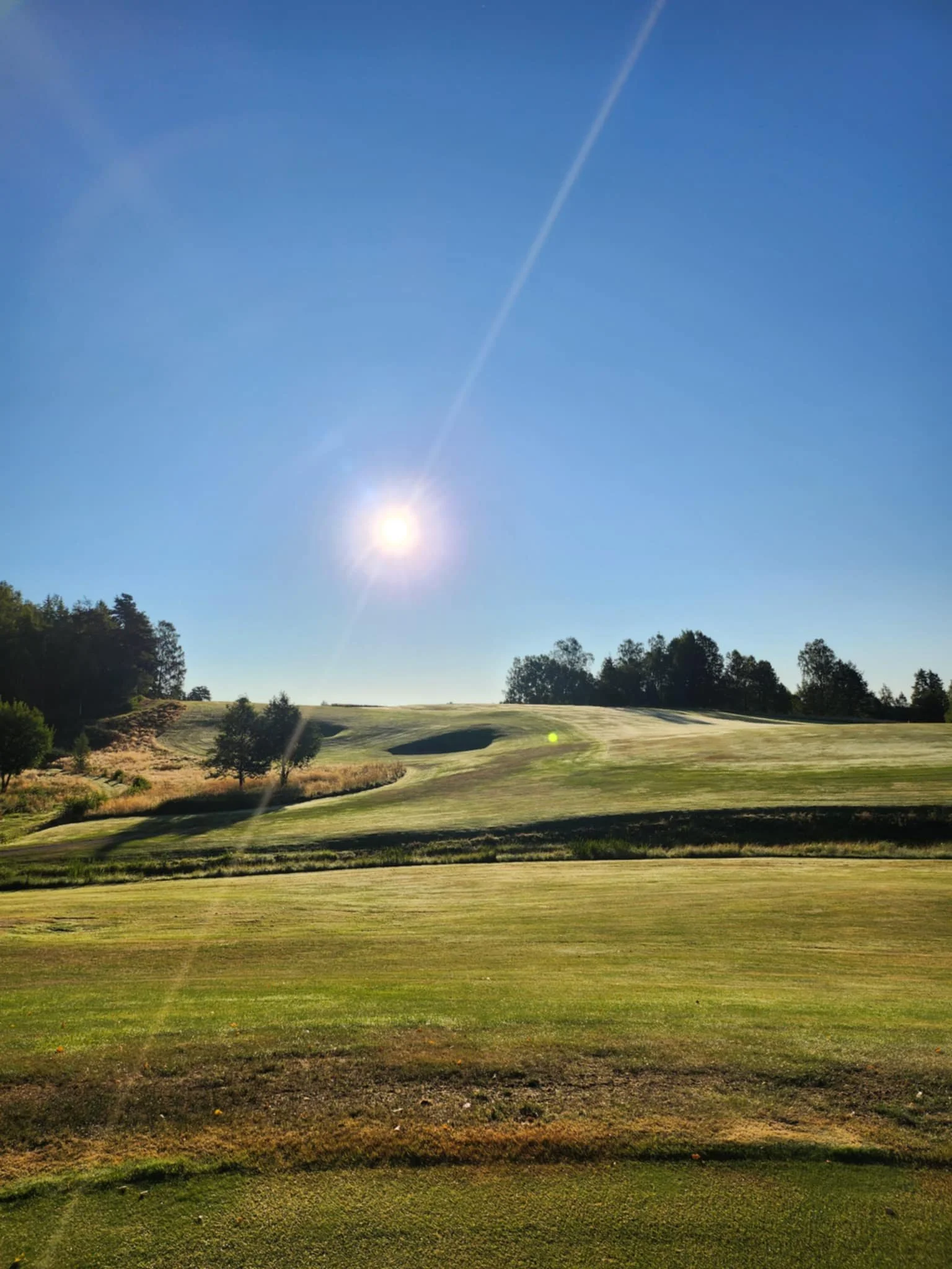 Hål 3 en tidig morgon