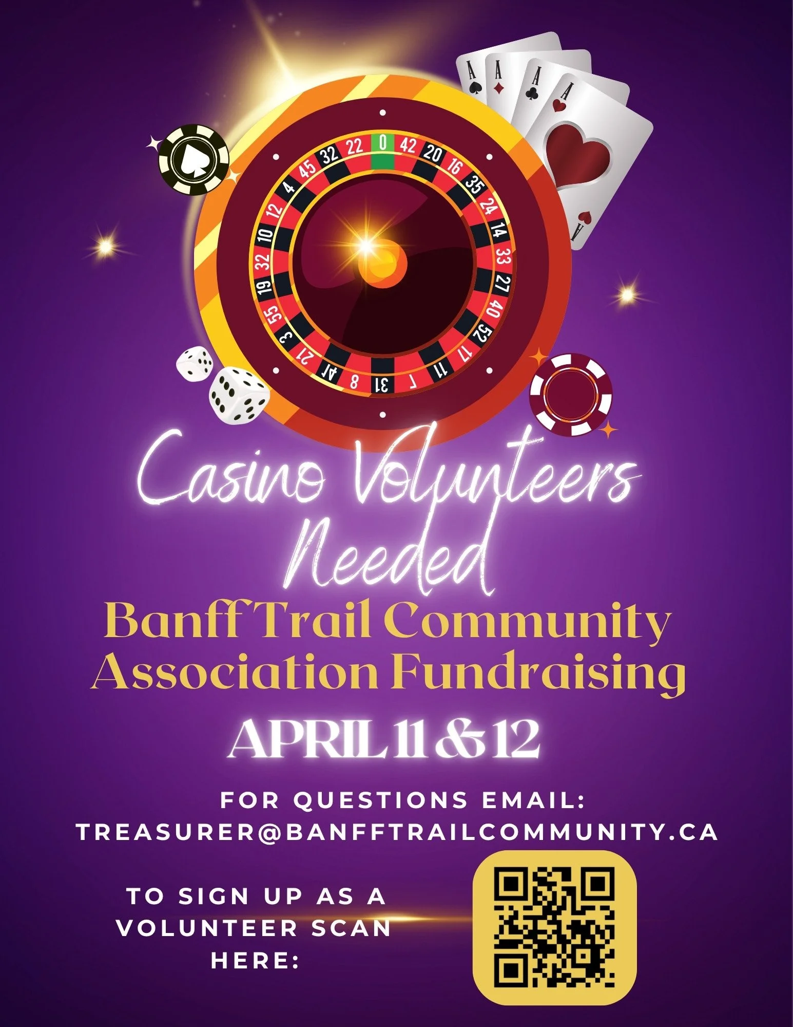 2026 Casino Volunteers Needed!