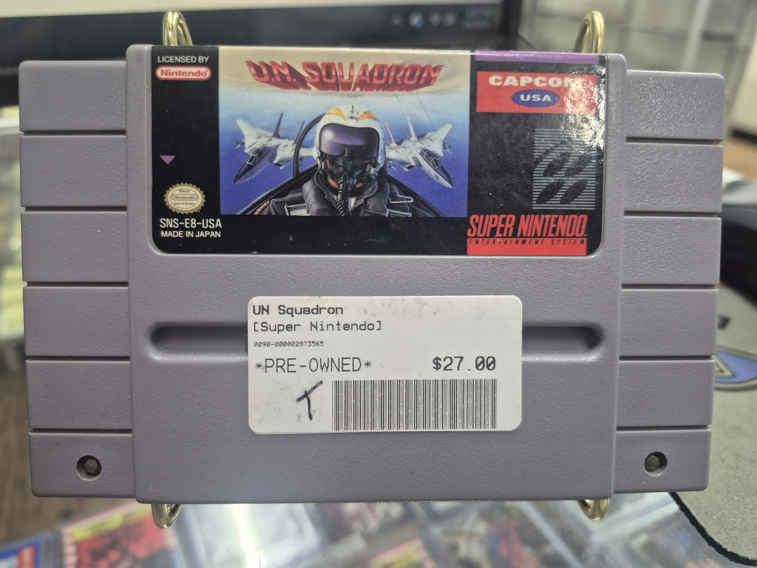 UN Squadron for Super Nintendo SNES