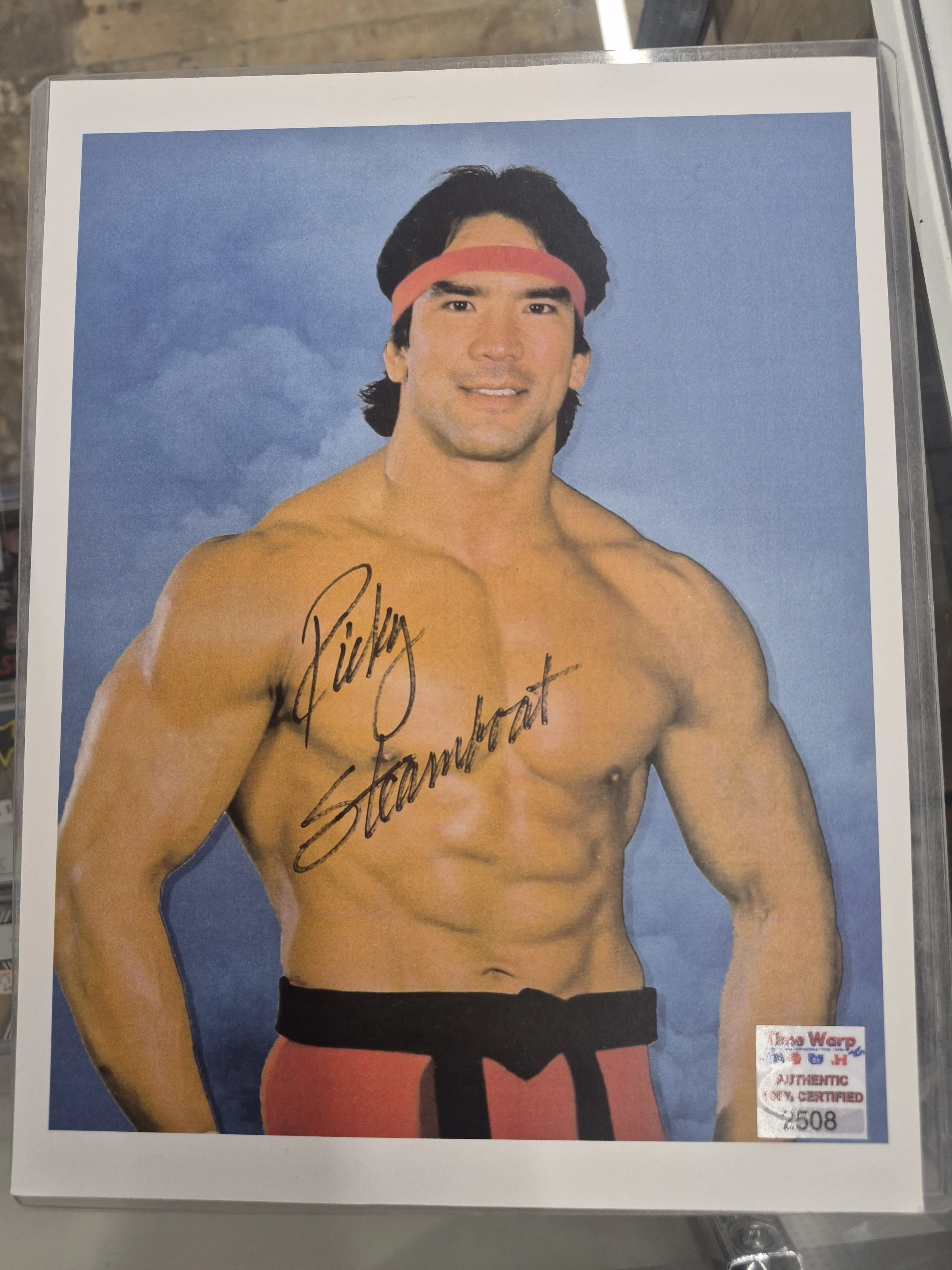 Ricky the Dragon Steamboat Autographed 8.5x11 Photo Print