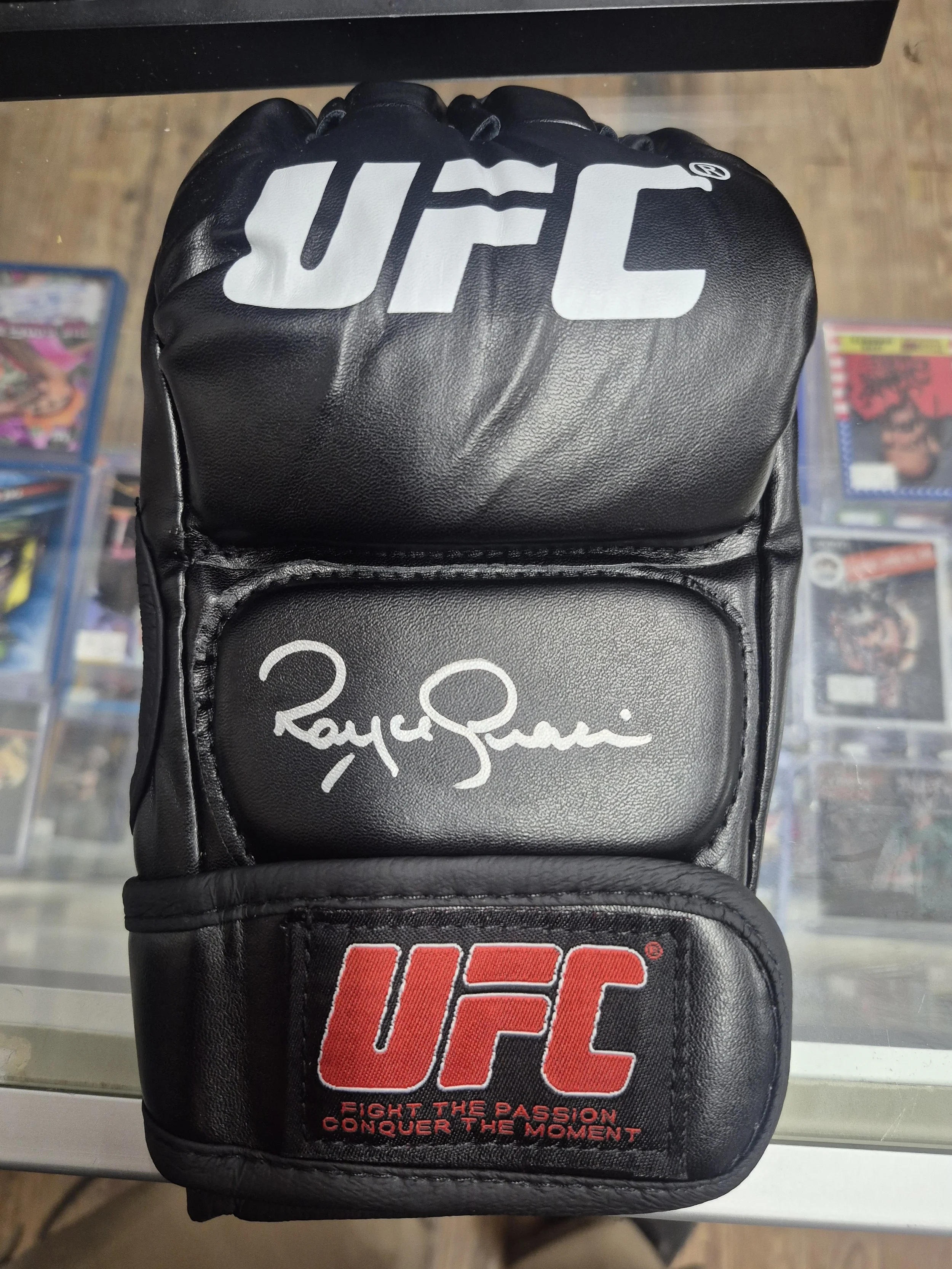Royce Gracie Autographed UFC Glove