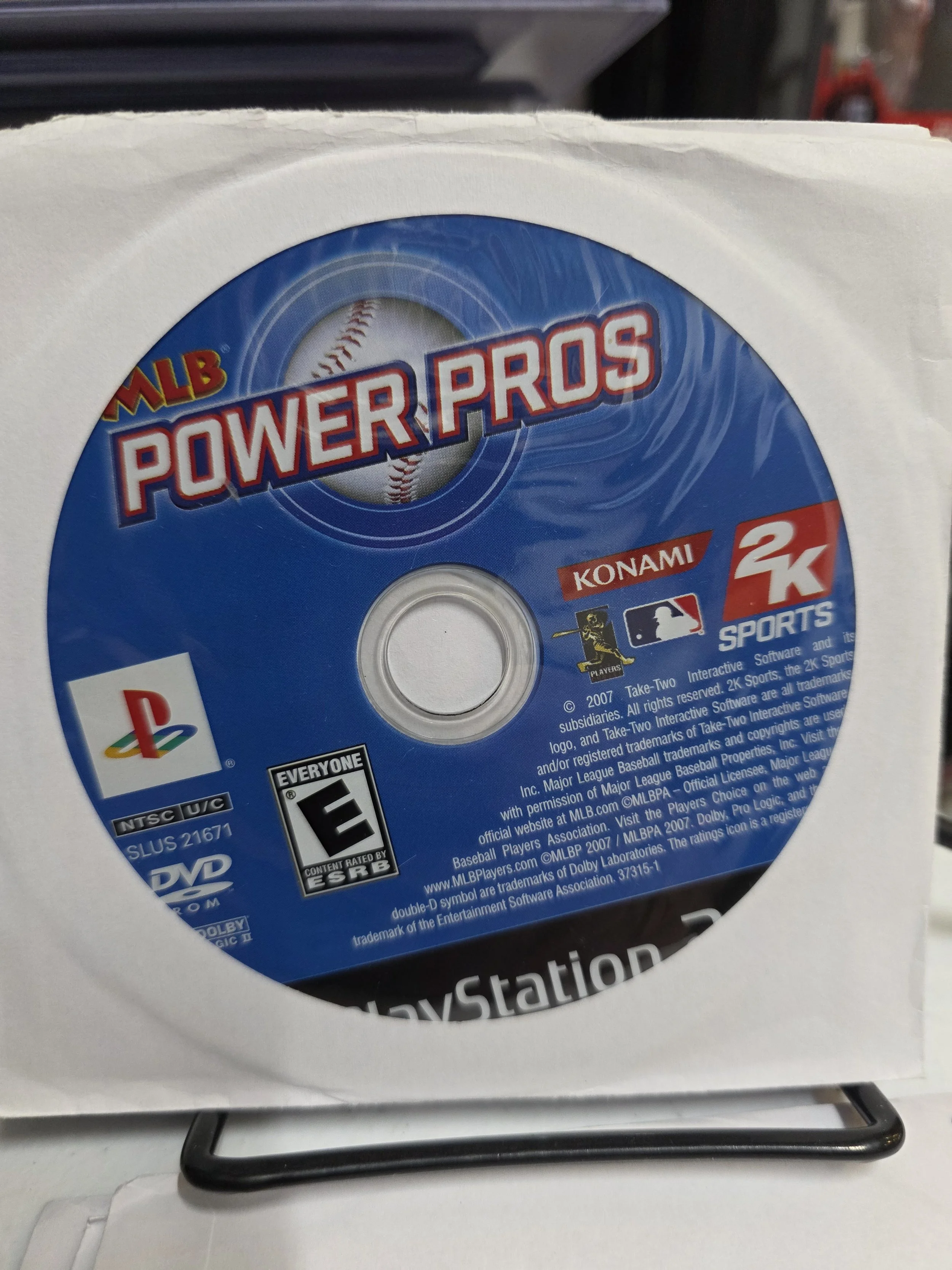 MLB Power Pros for Play Station 2/PS2 Loose Disc