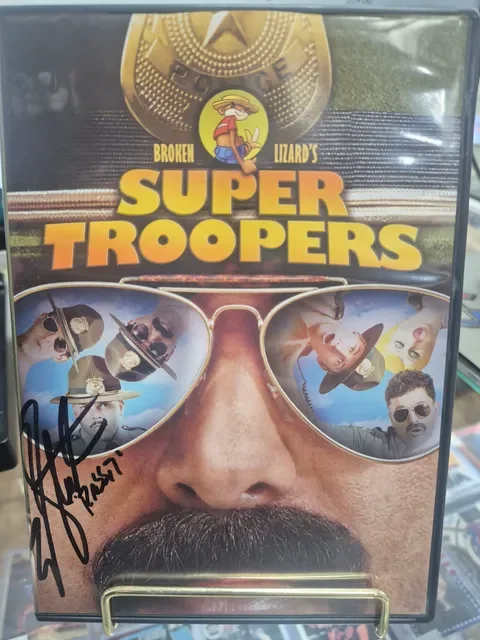 Erik Stolhanske Autographed Super Troopers DVD