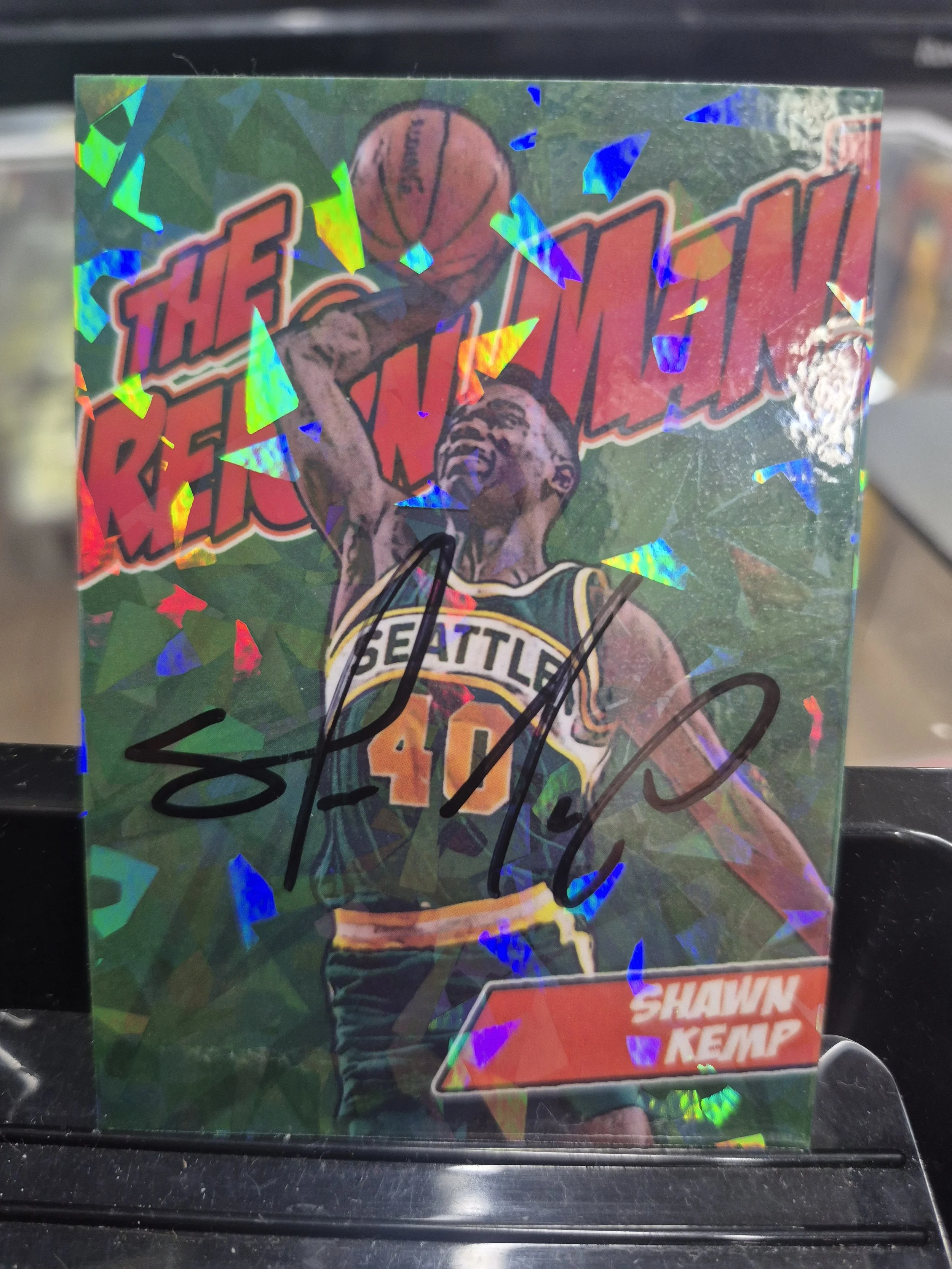 Shawn Kemp Autographed Signature Card