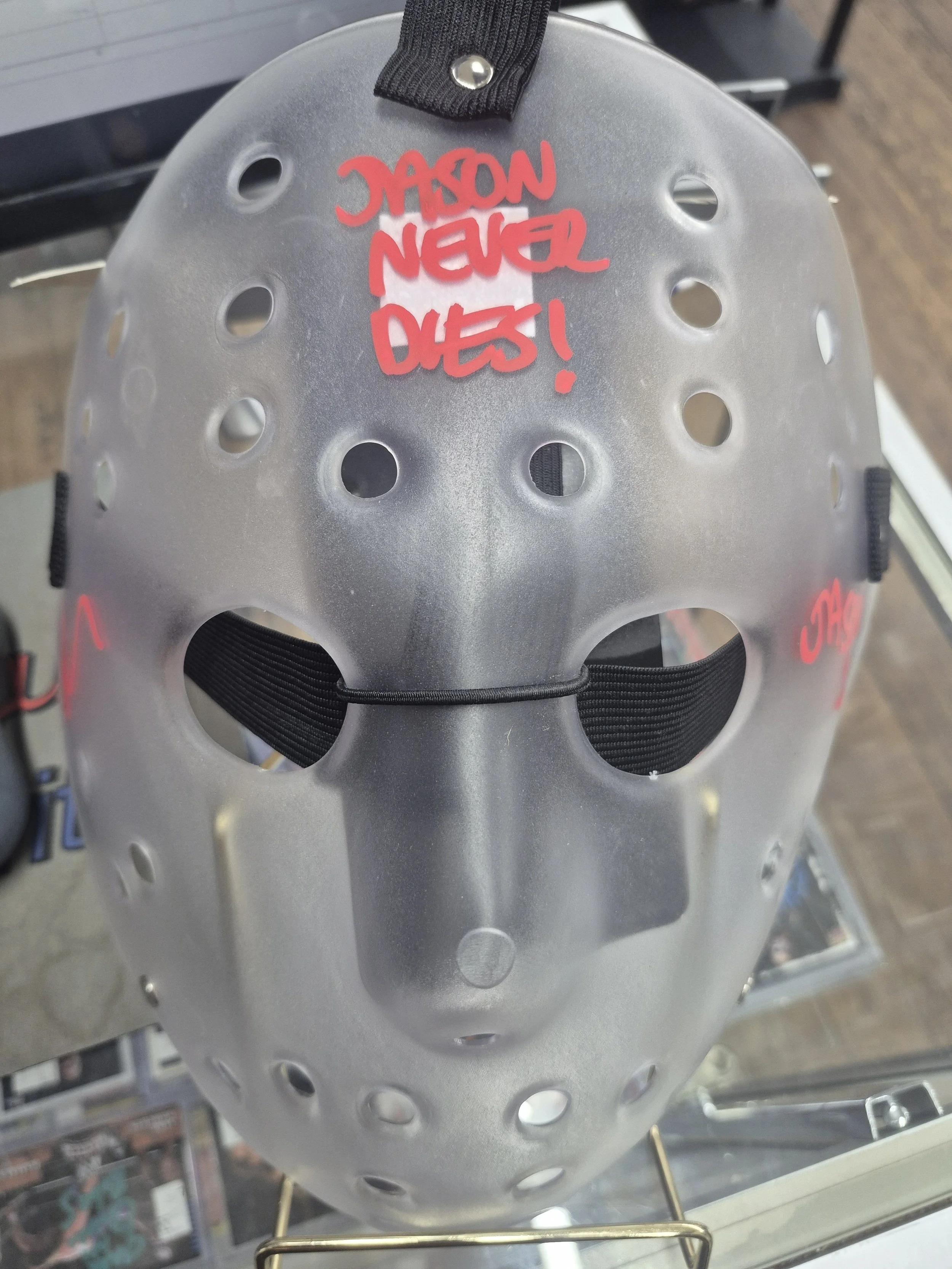 Ari Lehman Autographed Hockey Mask