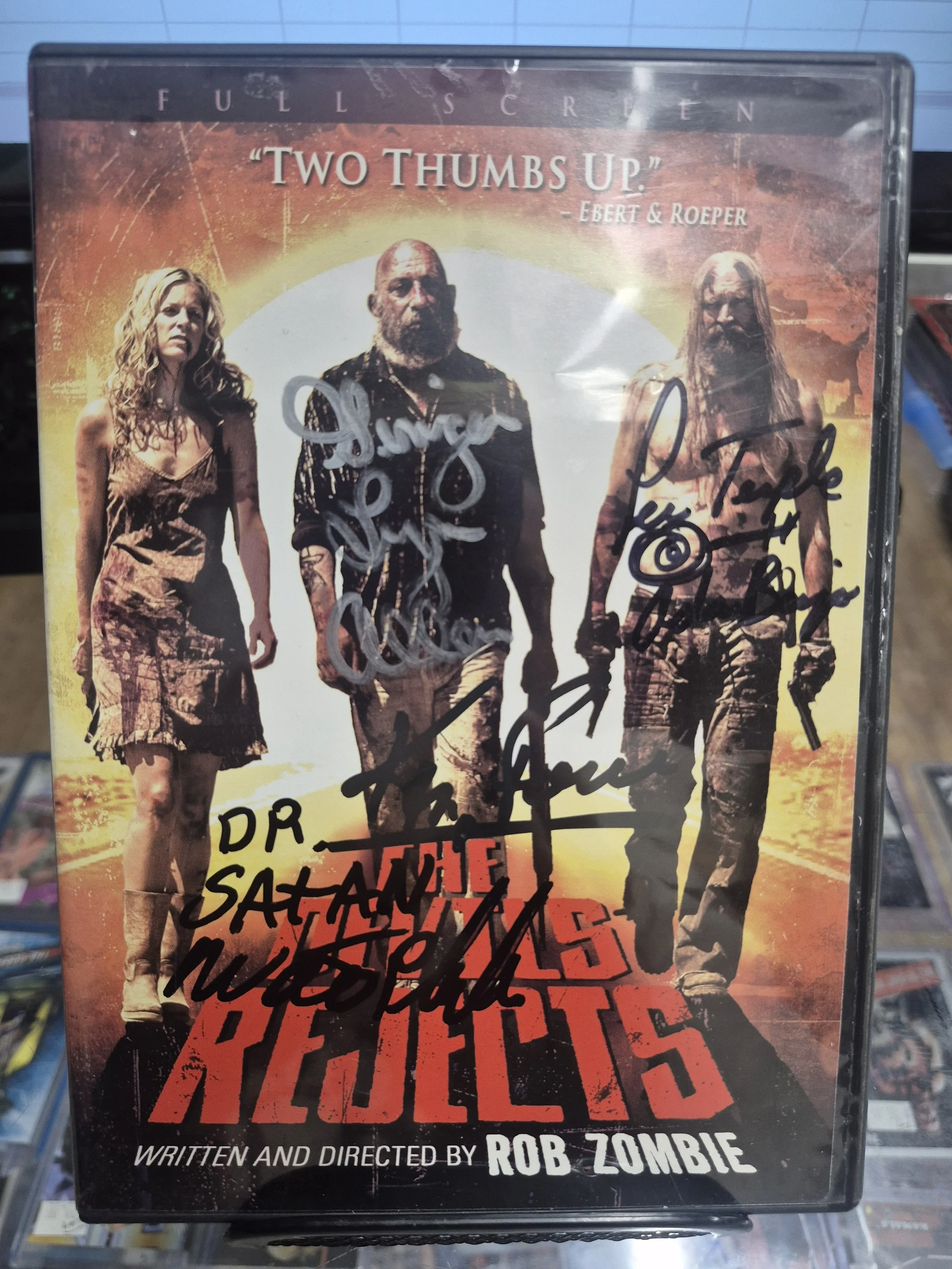 Ken Foree, Lew Temple,  Walter Phelan, & Ginger Lynn Autographed Rob Zombie DVD