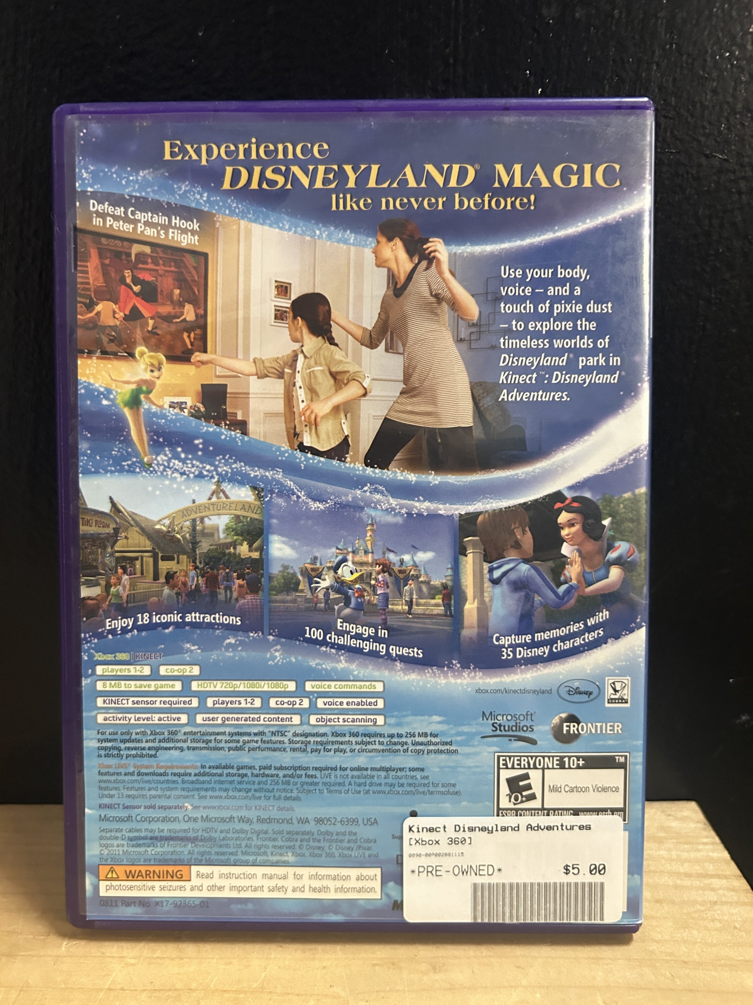 Kinect Disneyland Adventures for Xbox 360 — Time Warp