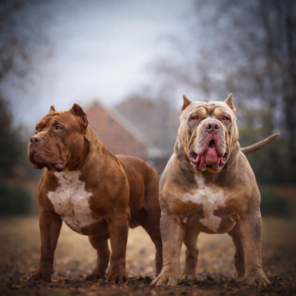 DTX Bullies foundation studs, two ABKC registered XL American Bullies in Texas
