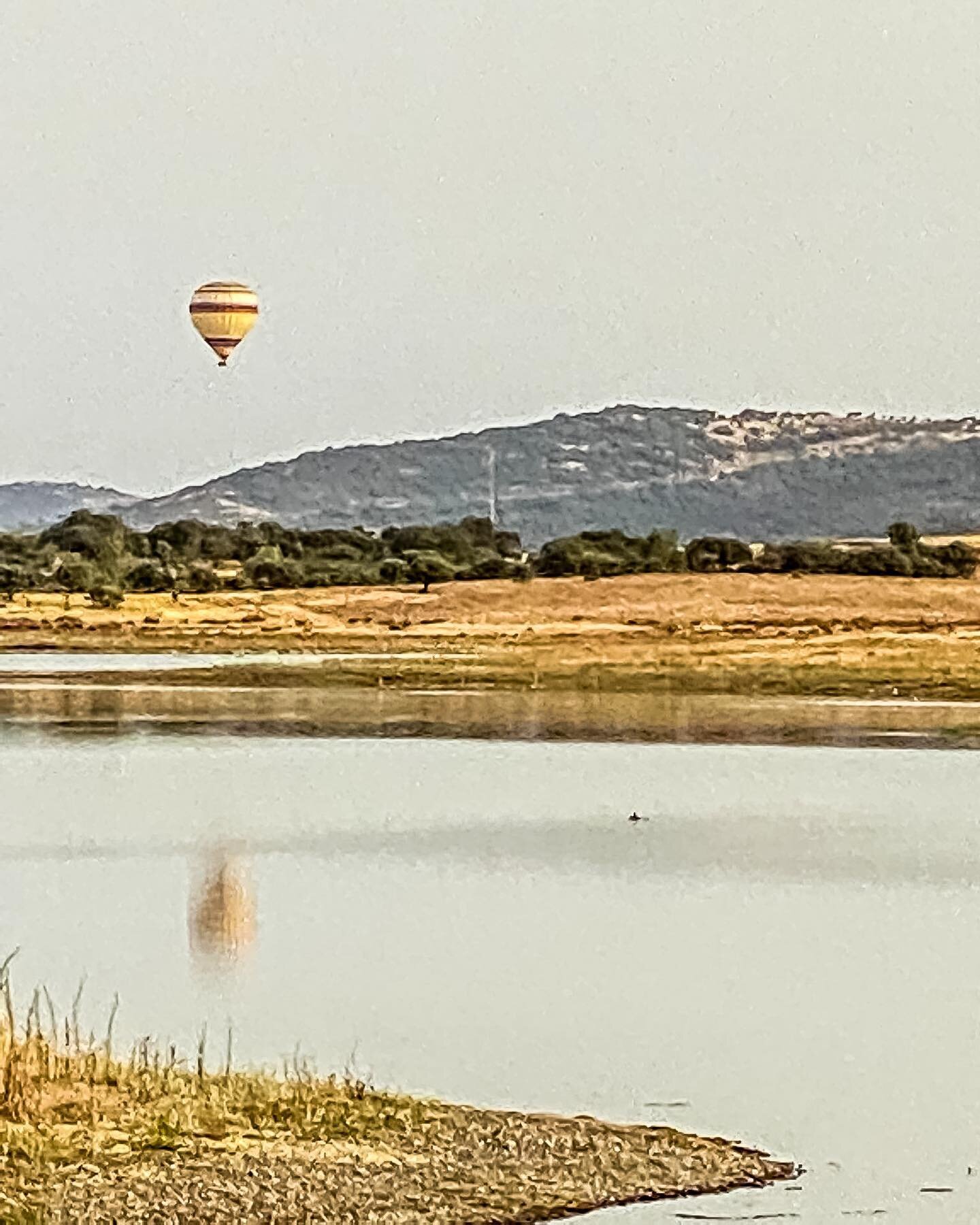 Sunrise balloon flight as seen from the rooftop terrace 🎈 

Voo de bal&atilde;o do nascer do sol visto do terra&ccedil;o da cobertura 🎈

⁣
.⁣
.⁣
.⁣
.⁣
.⁣
#airbnb #airbnbexperience #airbnbhomes #airbnbhost #airbnblife #airbnblove #airbnbphoto #airbn