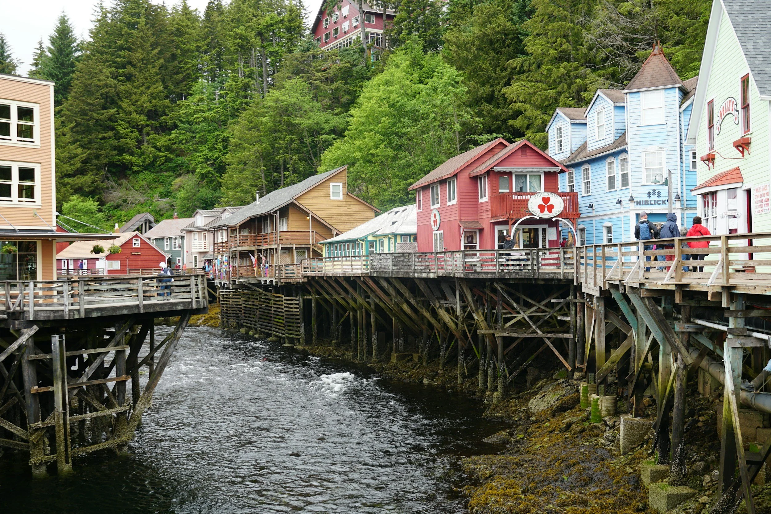 Creek Street Boardwalk in Ketchikan