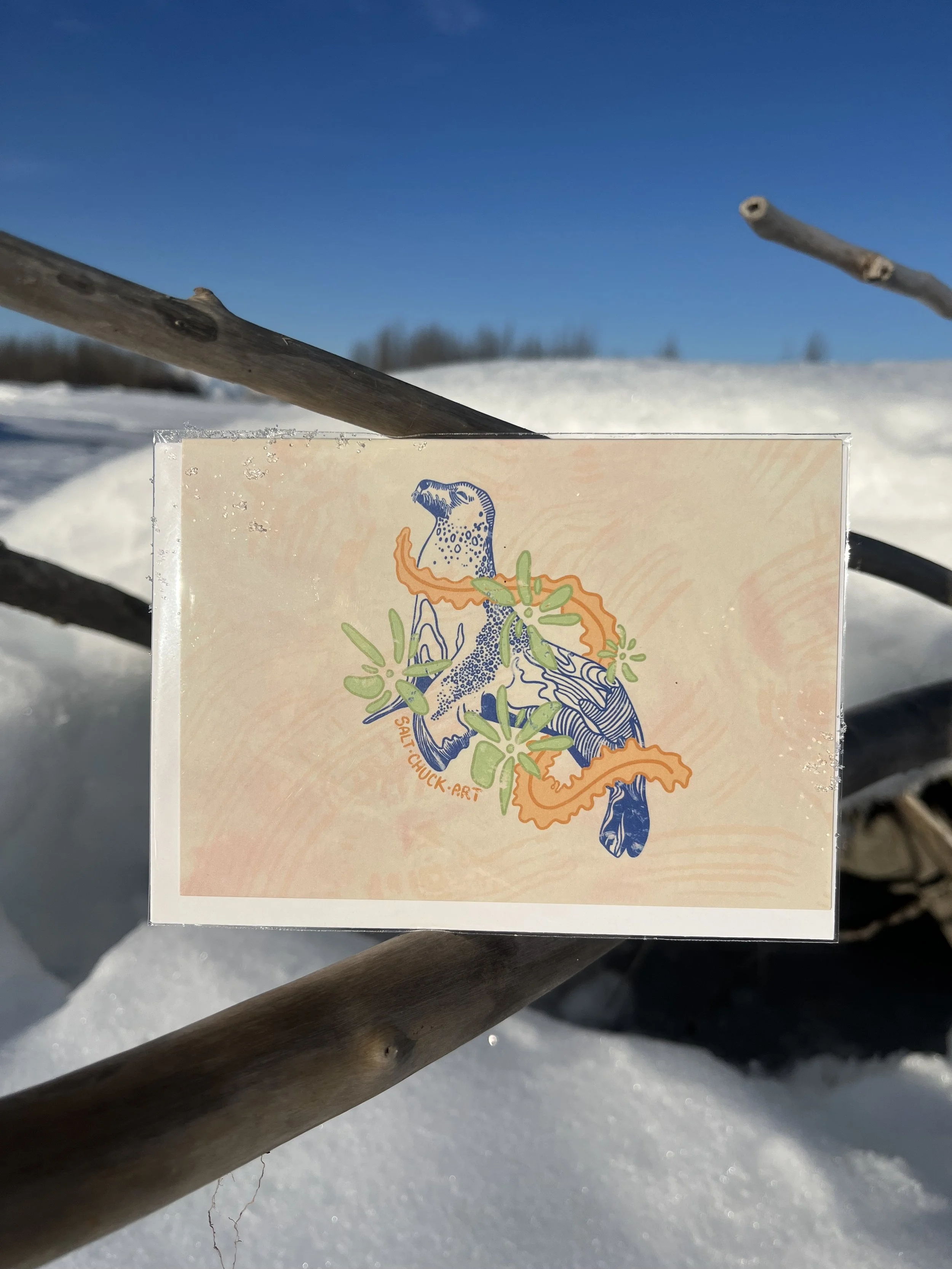 Sea Lion Greeting Card