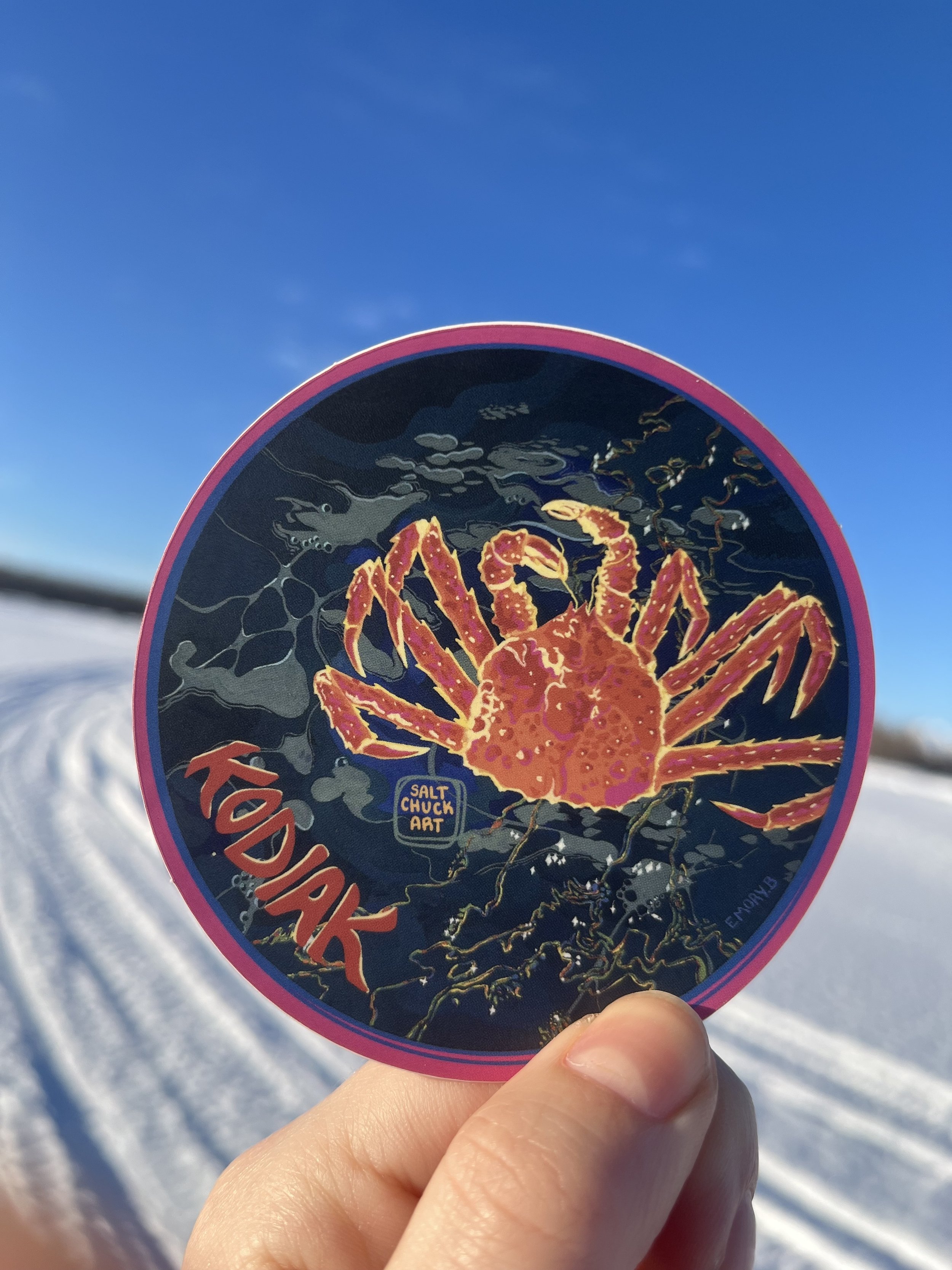Kodiak King Crab Sticker