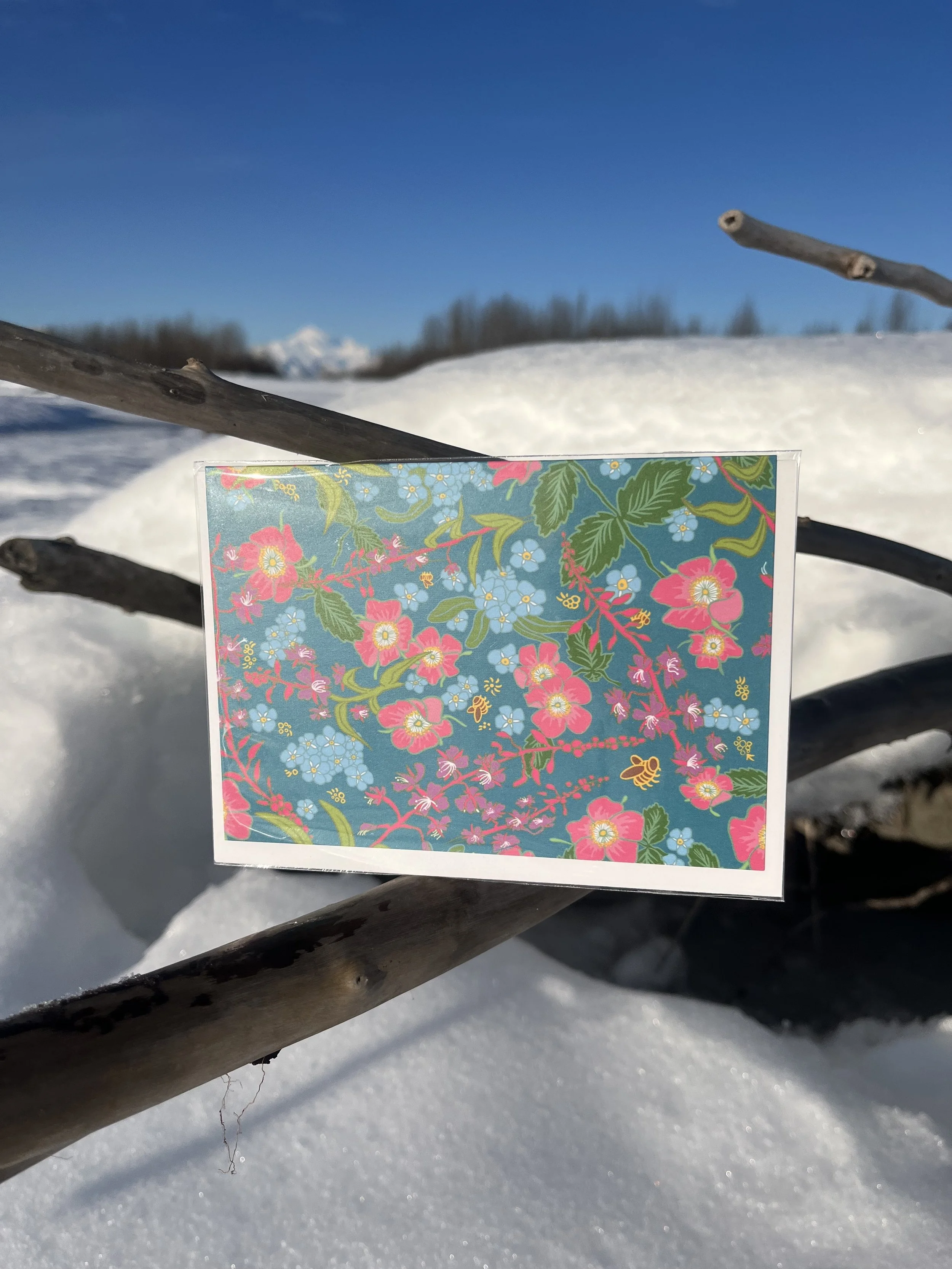 AK Flower Greeting Card