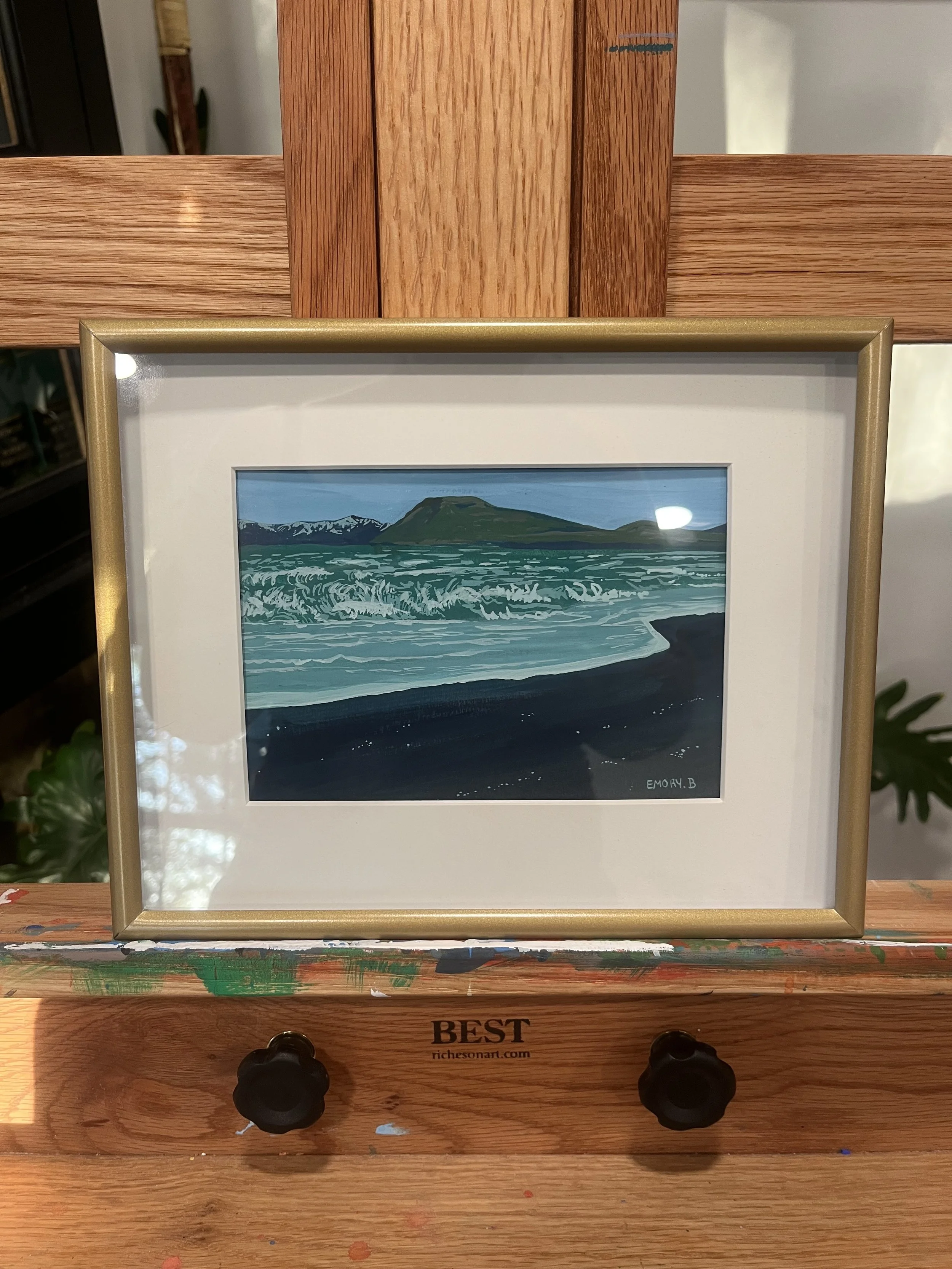 "Black Sand" Framed Original