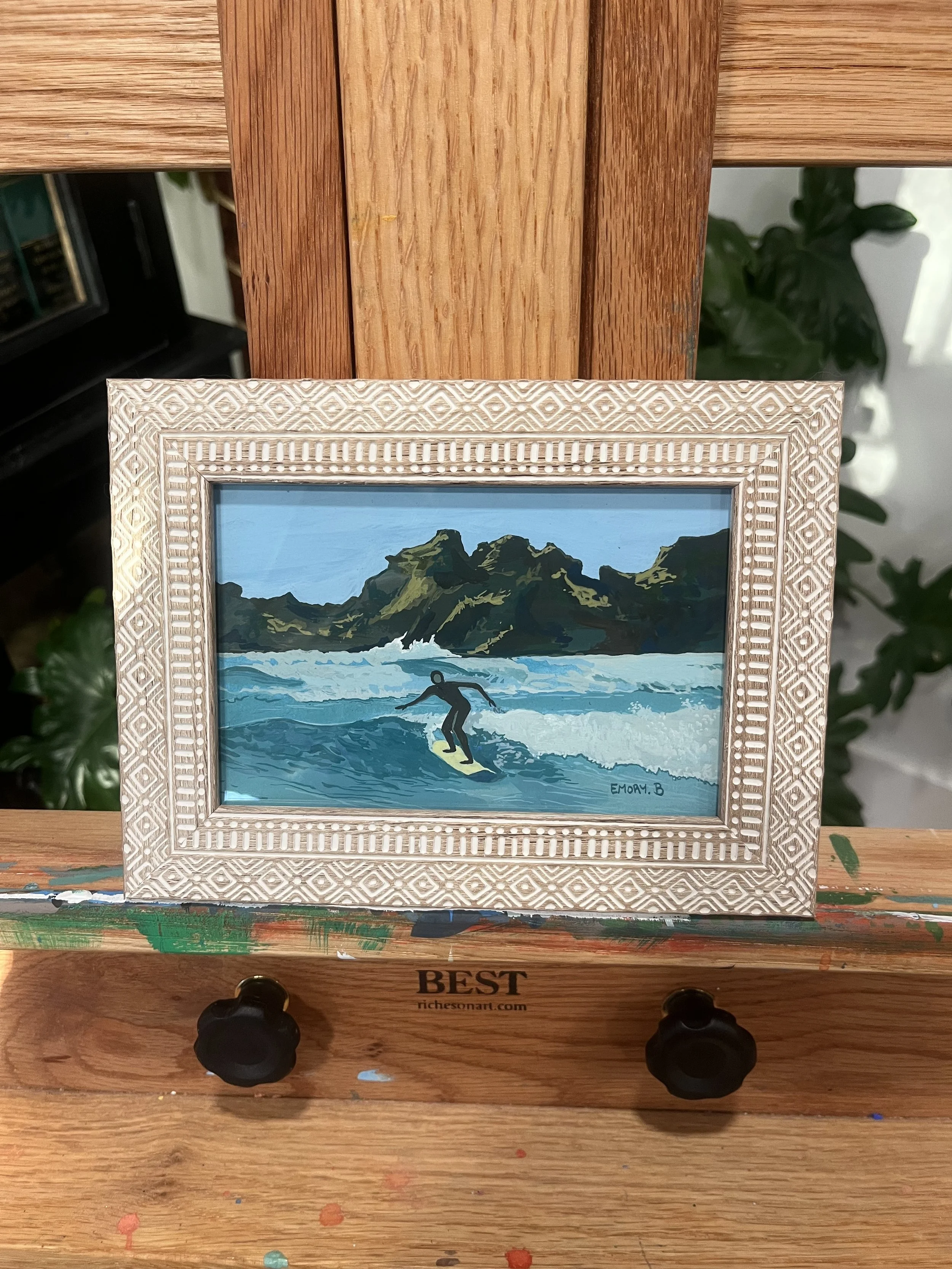 "Surfer" Framed Original