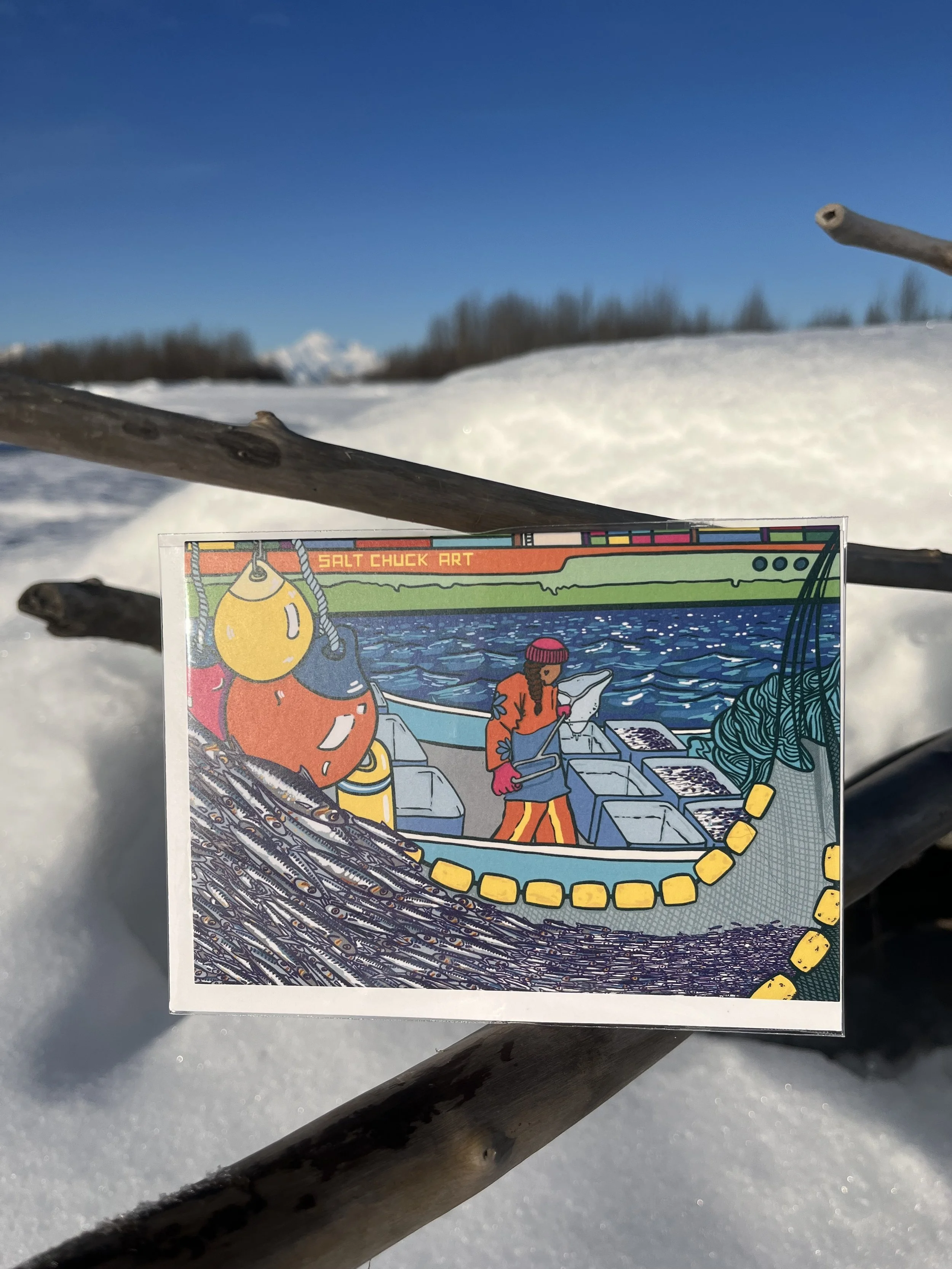 Gurry Slurry Greeting Card