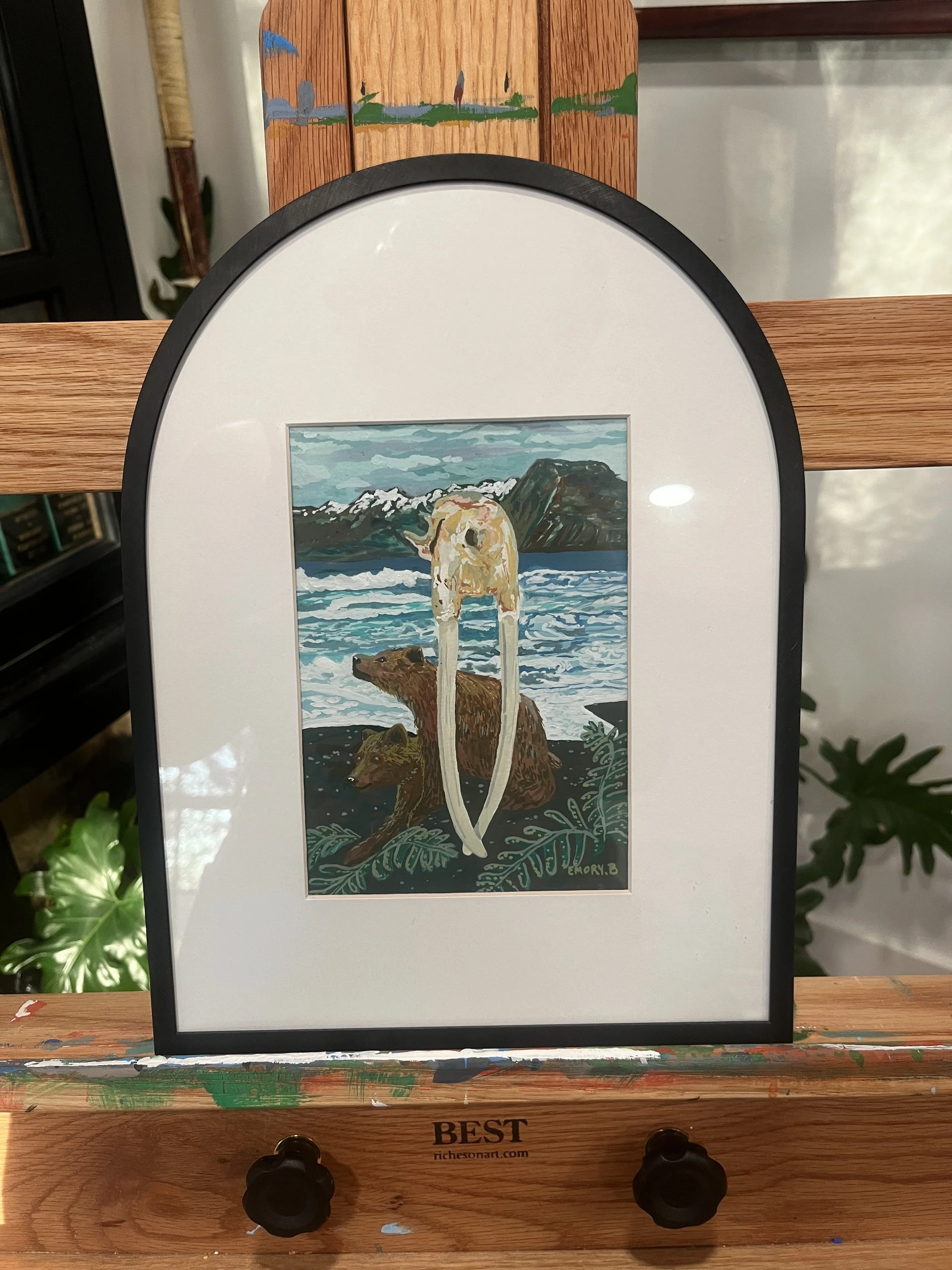 "Alaskan Island Life" Framed Original