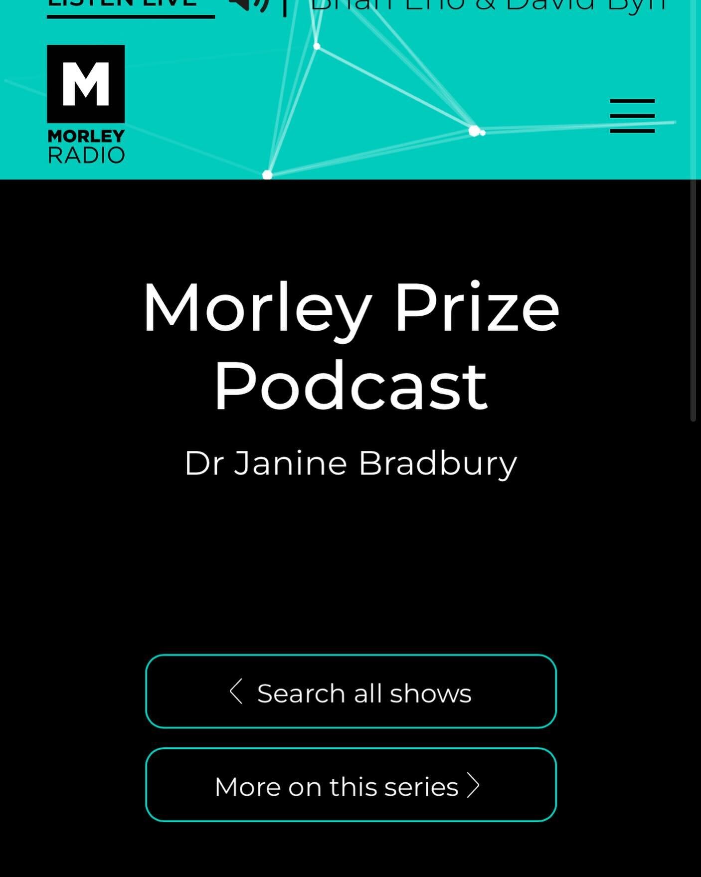 So lovely to have been asked to chat about reading &amp; education on @morleyradio with @flomar9367. Thanks for having me Florence! Link in bio.