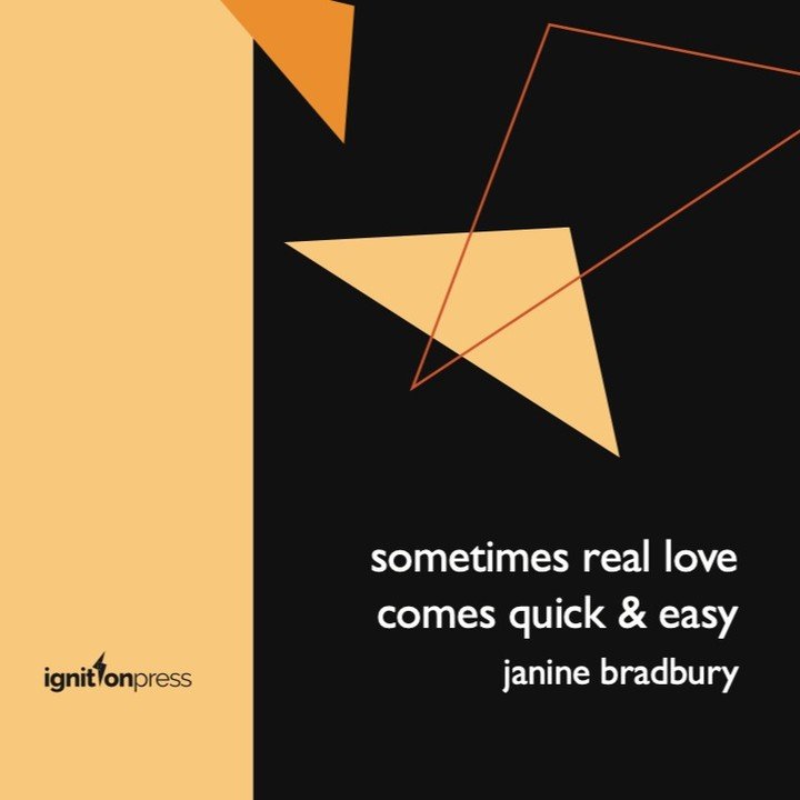 Drumroll...please! 

My debut poetry pamphlet, *Sometimes Real Love Comes Quick &amp; Easy* is out soon with #ignitionpress @brookespoetry. 

It's about love in all its (non)forms and dances with some of the cultural touchstones from the first half o
