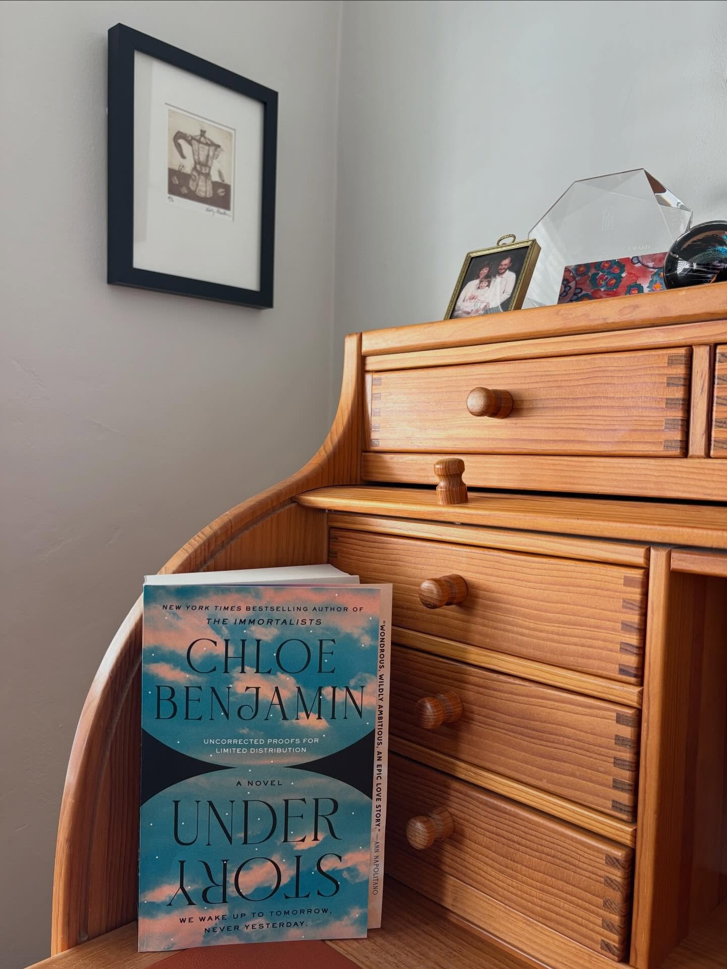 New desk friend. ☁️ ✨ And some prepublication thoughts&hellip;
.
It&rsquo;s been 6.5 years since I started UNDER STORY, and there are 4.5 months until it publishes. I thought I&rsquo;d be very nervy in this lead-up, and the jitters are certainly ther