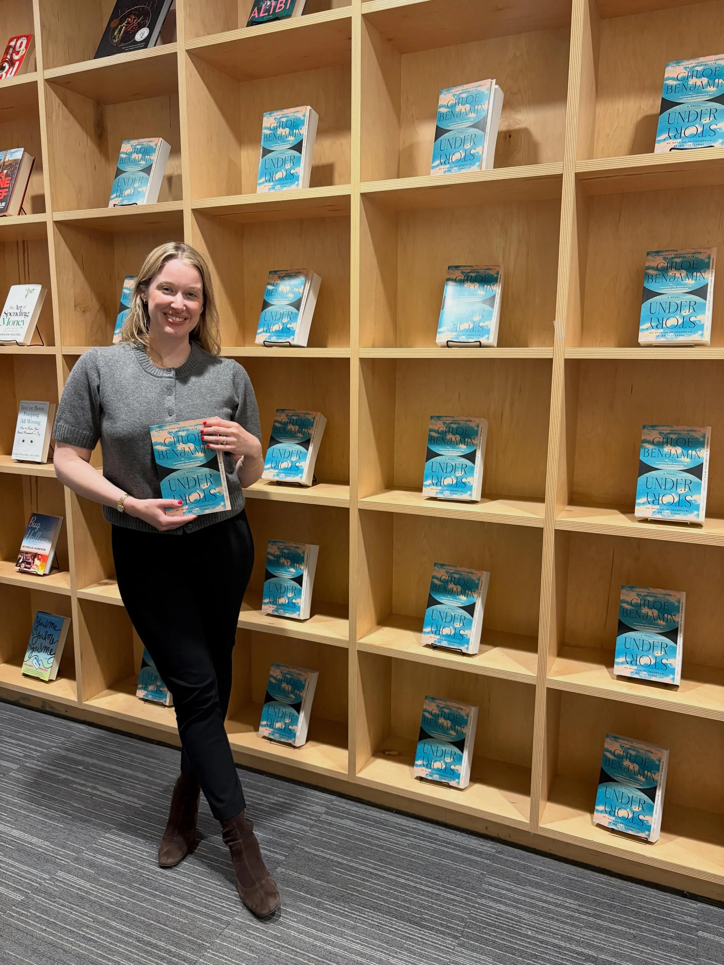 New York! What a trip. There was rain, there were bagel STICKS (!?), and there were more #UnderStory galleys than I&rsquo;ve ever seen in one place. Having 8 years between publications makes me savor these moments even more. 
.
Best of all, after man