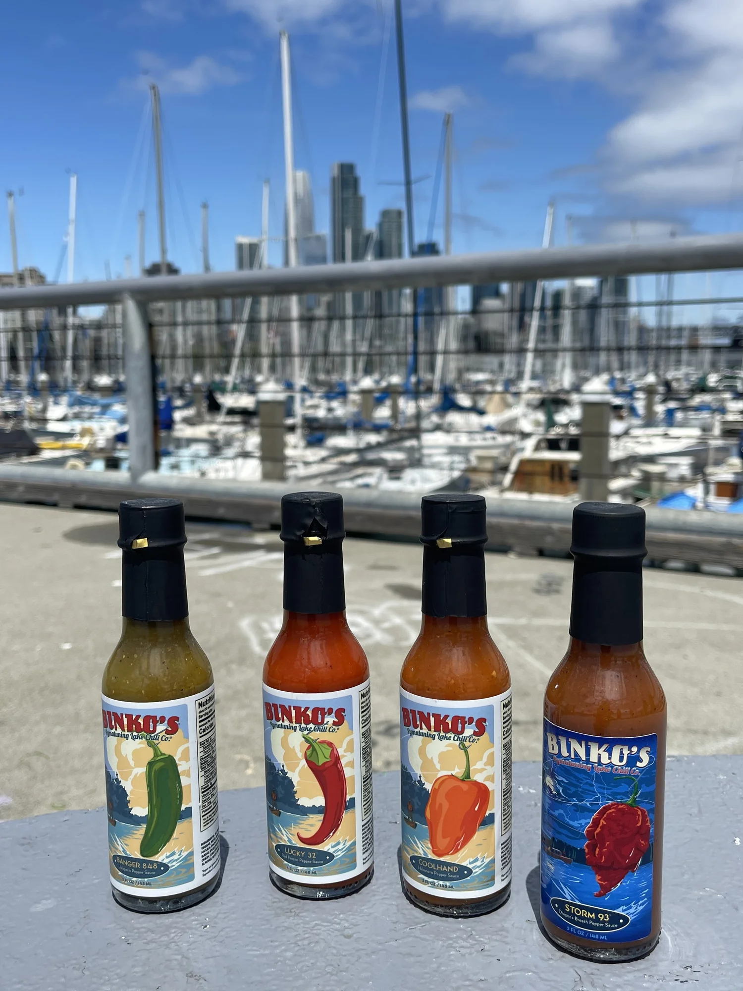 The 4 Pack Hot Sauce Bundle — Binko's Pymatuning Lake Chili, Co.