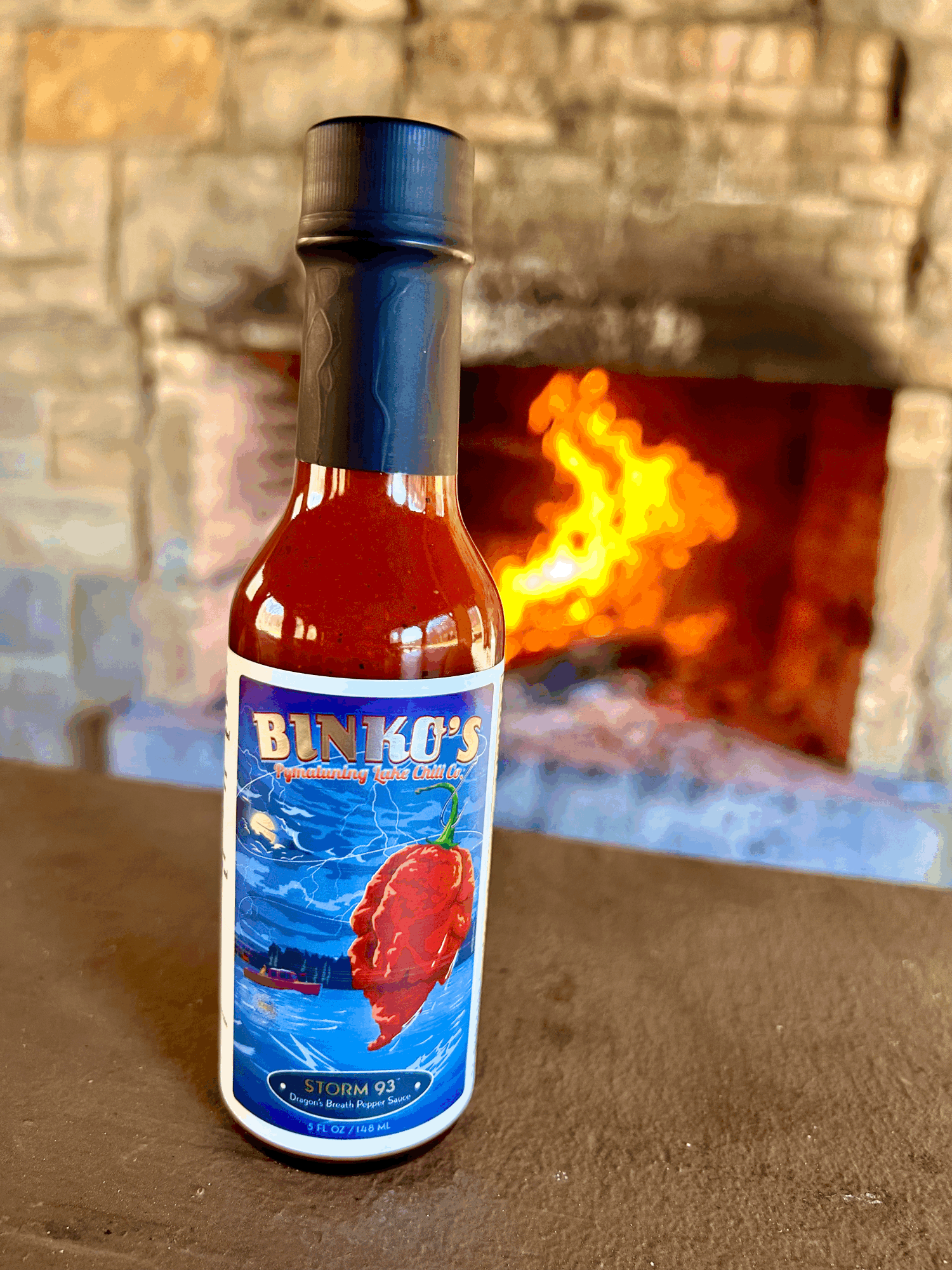 Storm 93 Dragon's Breath Pepper Sauce — Binko's Pymatuning Lake