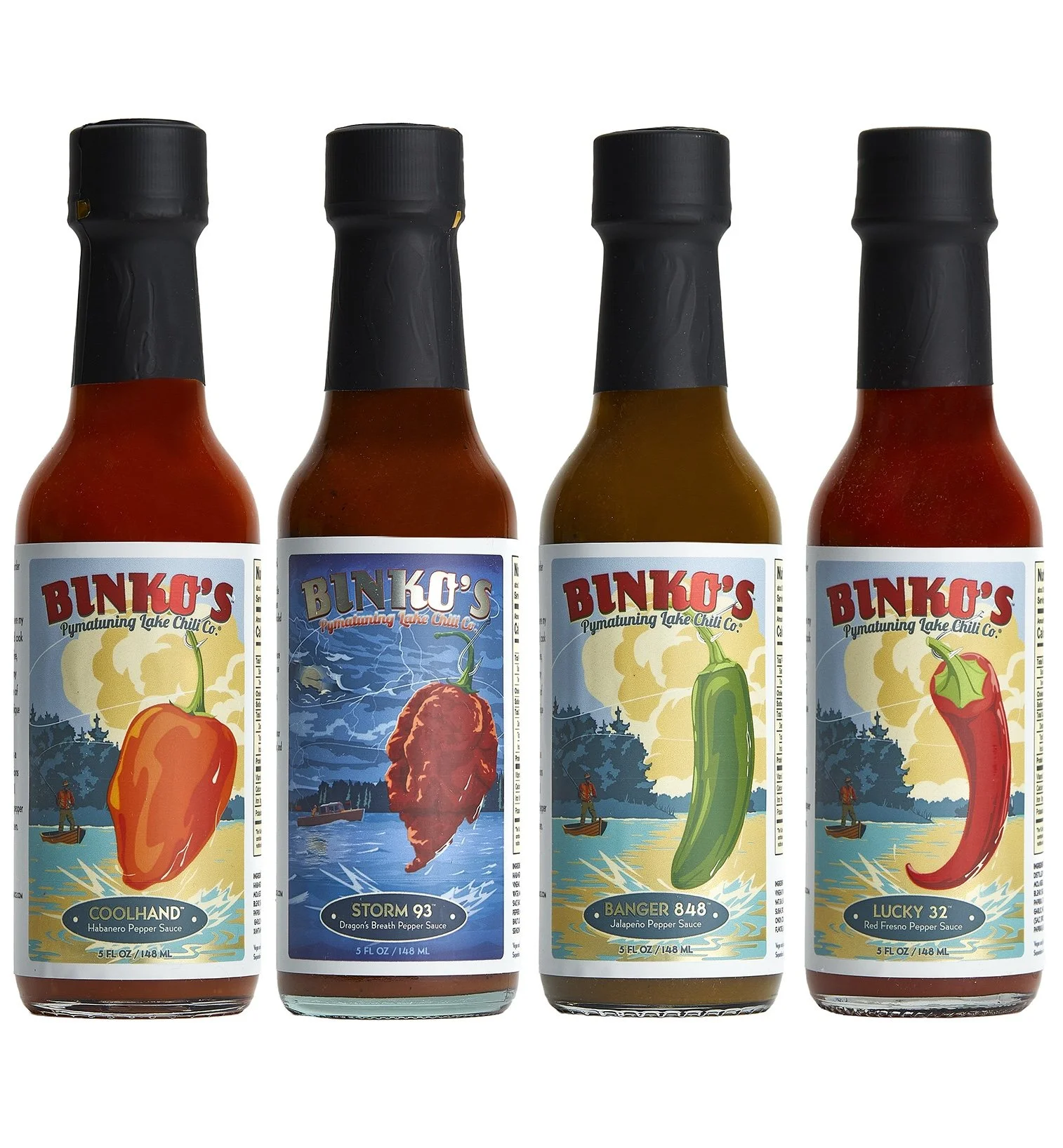 The 4 Pack Hot Sauce Bundle