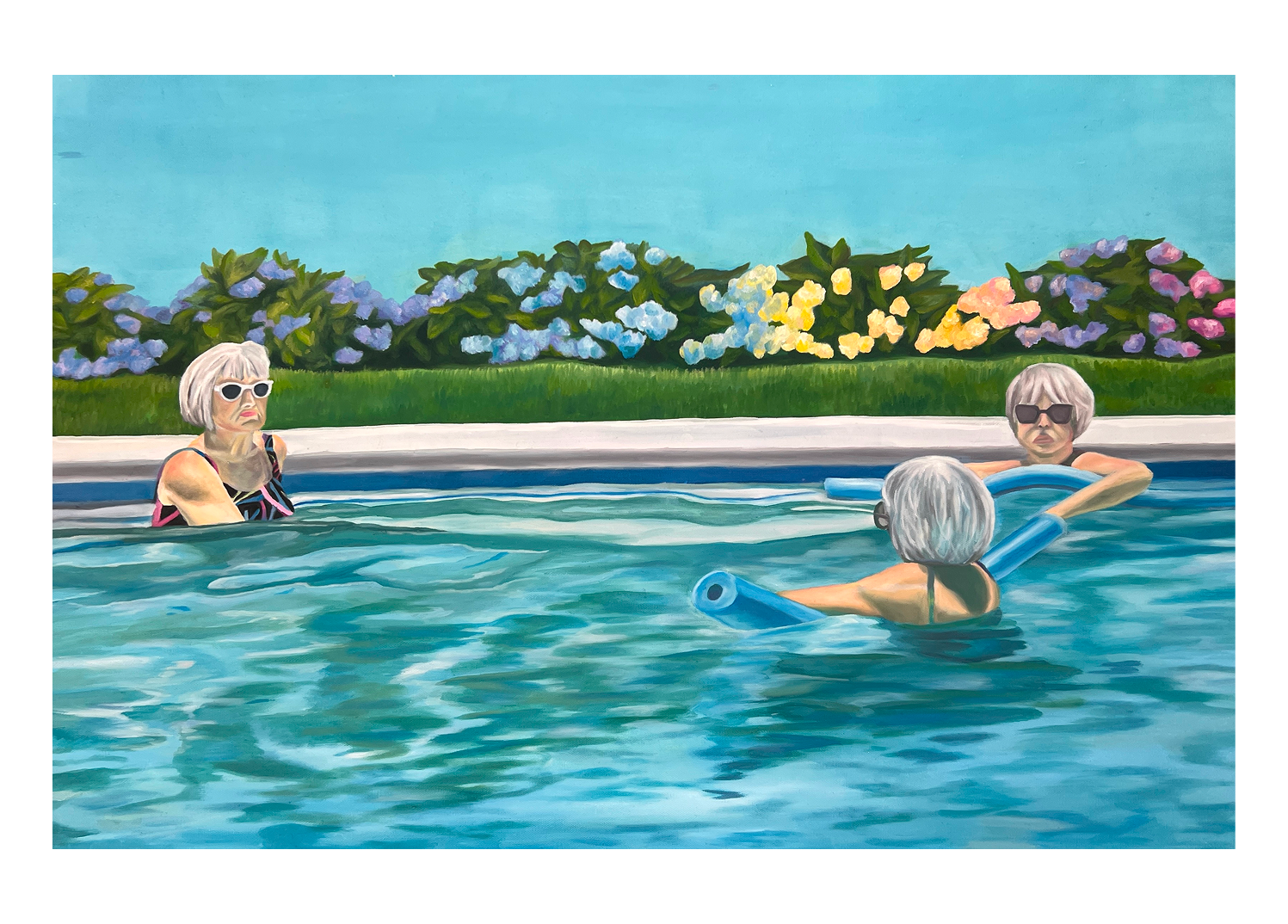 The End, 2024. Oil on canvas, 24x36", price upon request.