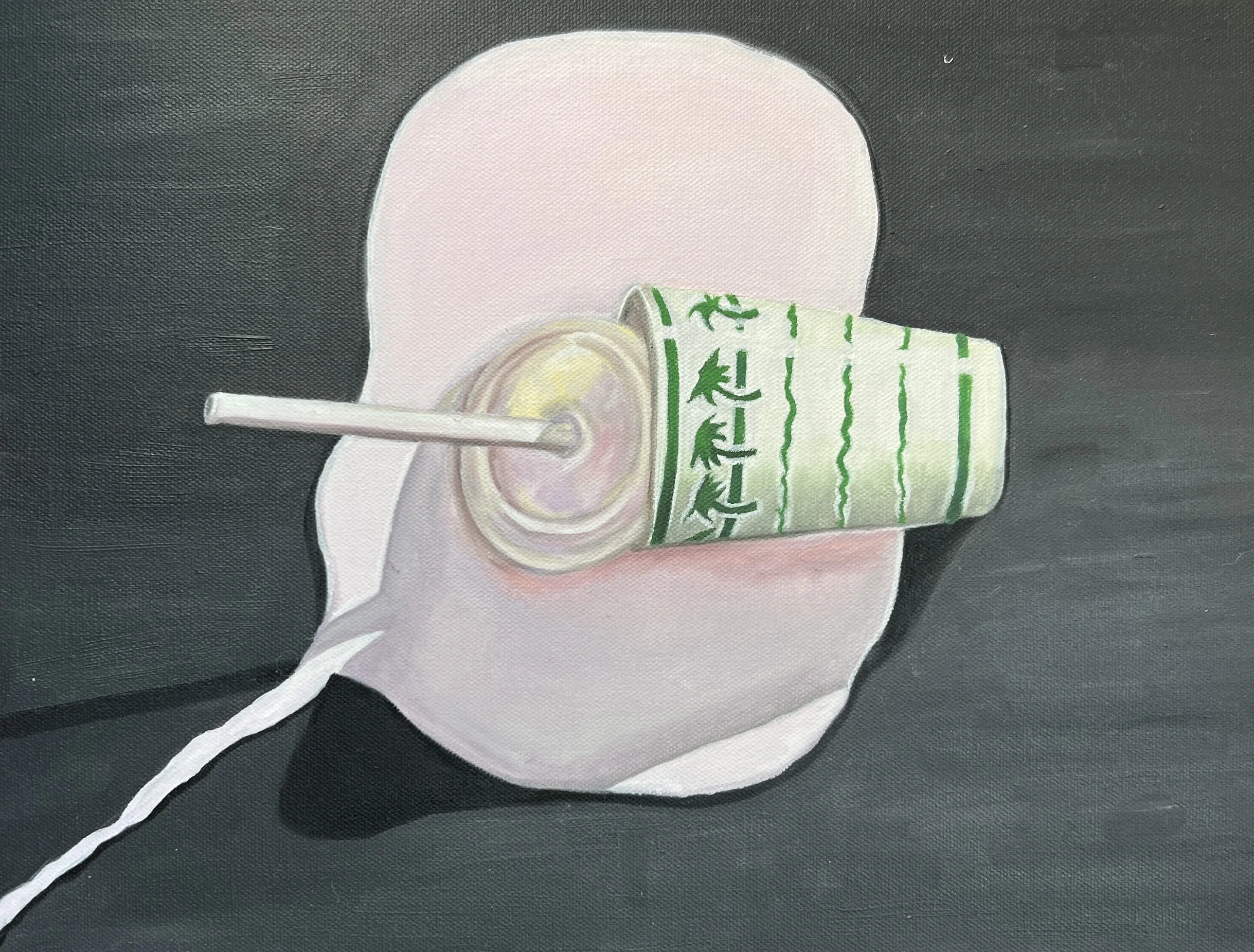 Crying Over Spilled Milkshake, Oil on canvas