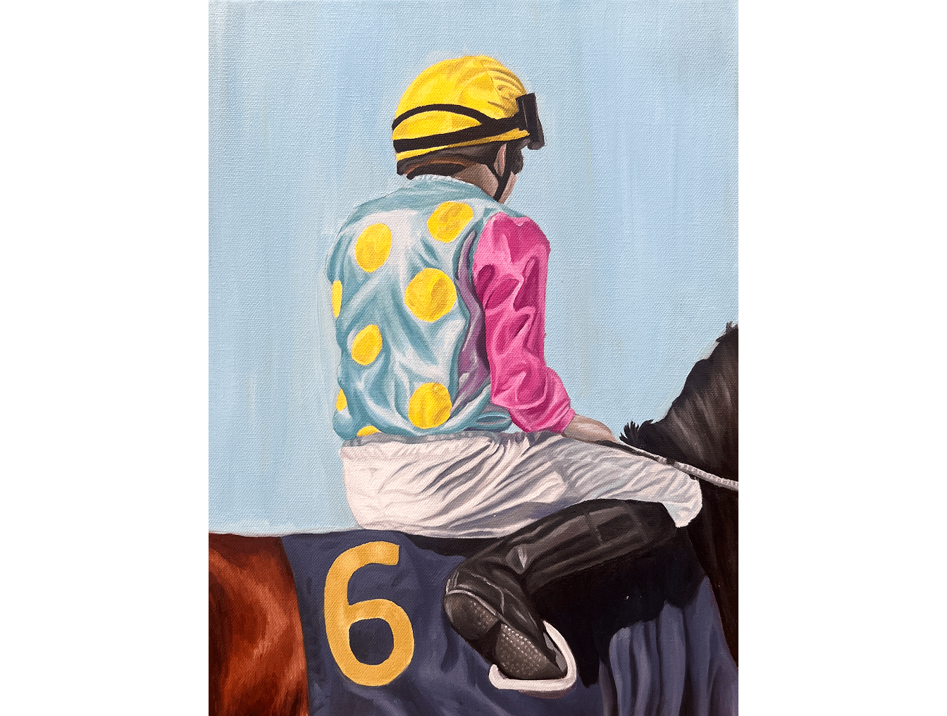 Derby, 11 × 14, Oil on Canvas