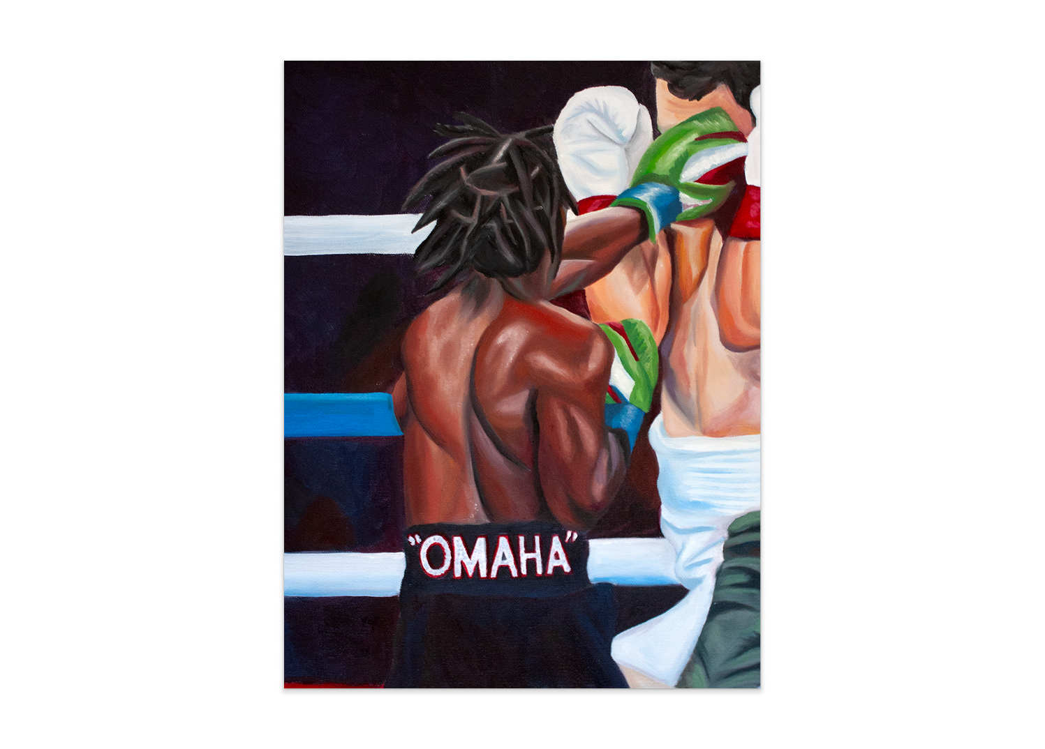 Omaha, 2025. Oil on canvas, 11x14", price upon request.