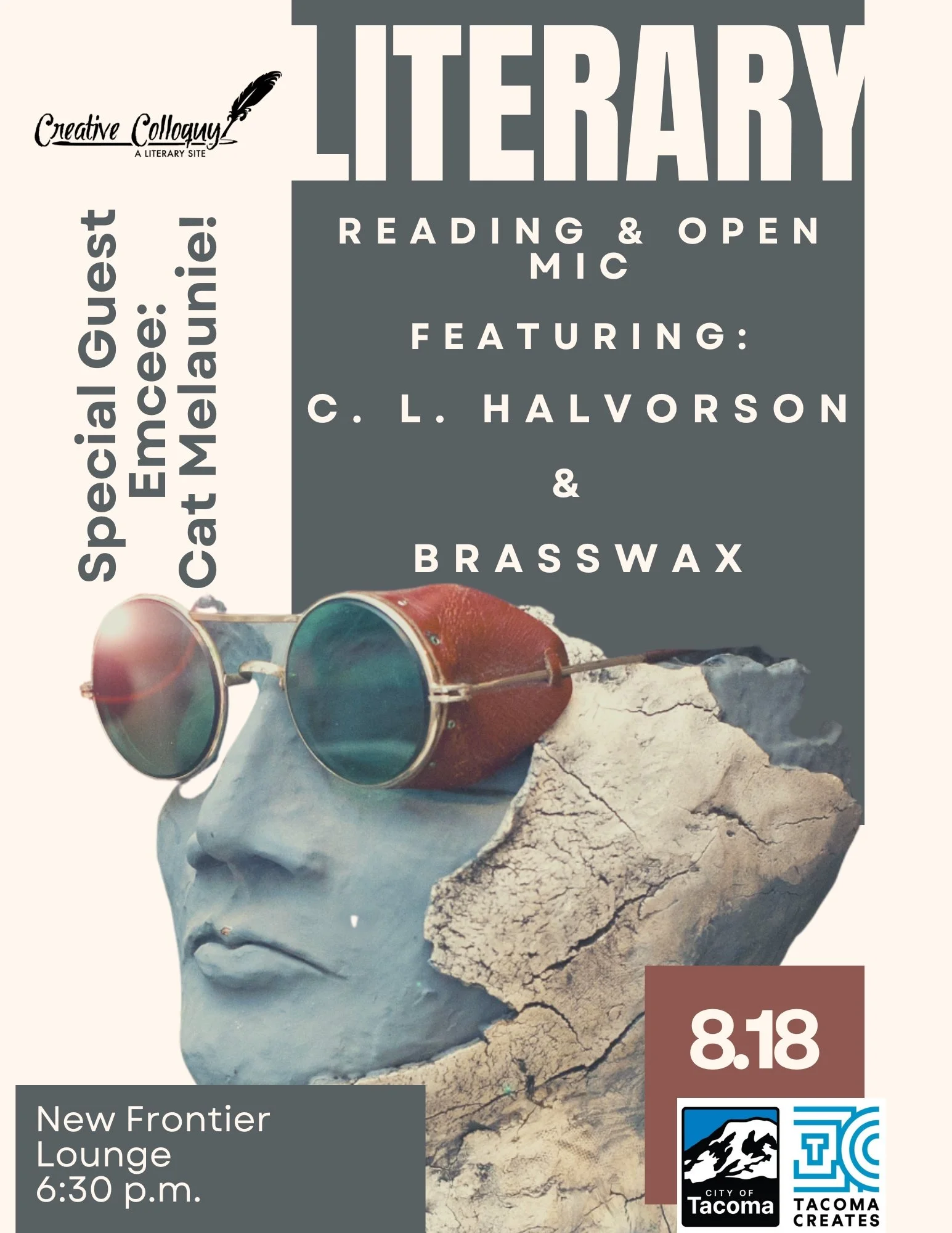 Creative Colloquy Literary Reading and Open Mic @ The New Frontier Lounge