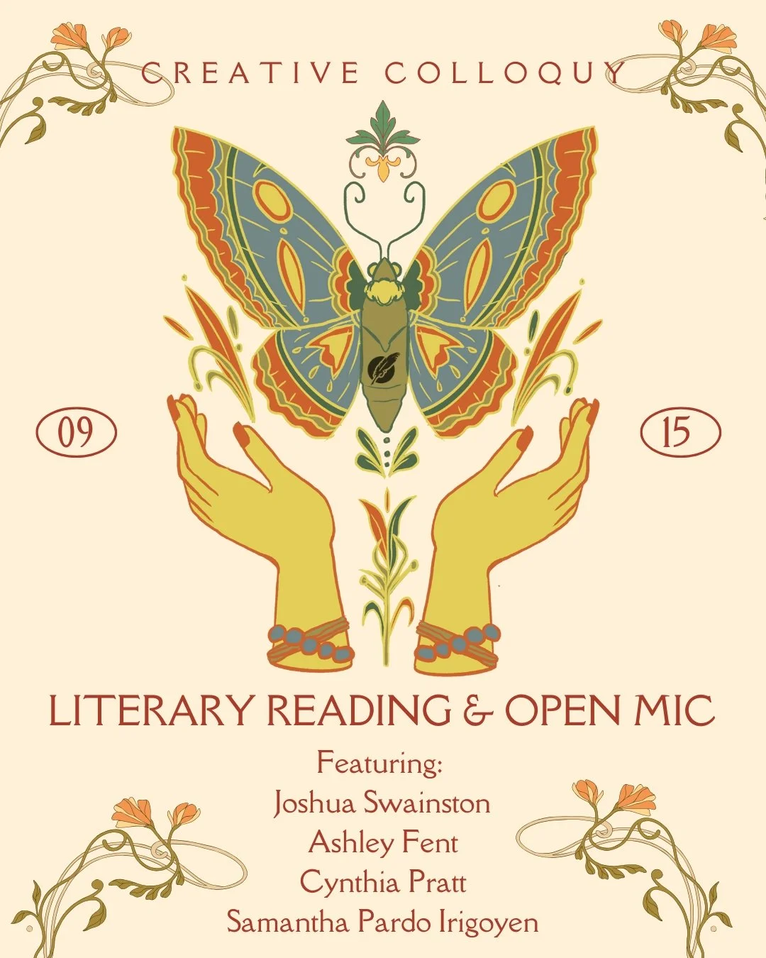 Creative Colloquy Literary Reading and Open Mic @ The New Frontier Lounge