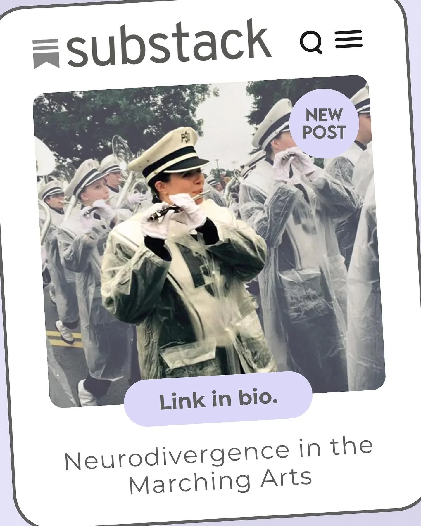 For Neurodivergence Awareness Month, we&rsquo;re sharing the story of MAASIN Core Member Kate Sellers, a music educator on finding belonging, purpose, and self-understanding through the marching arts. 💜

Her journey reminds us that the field and flo