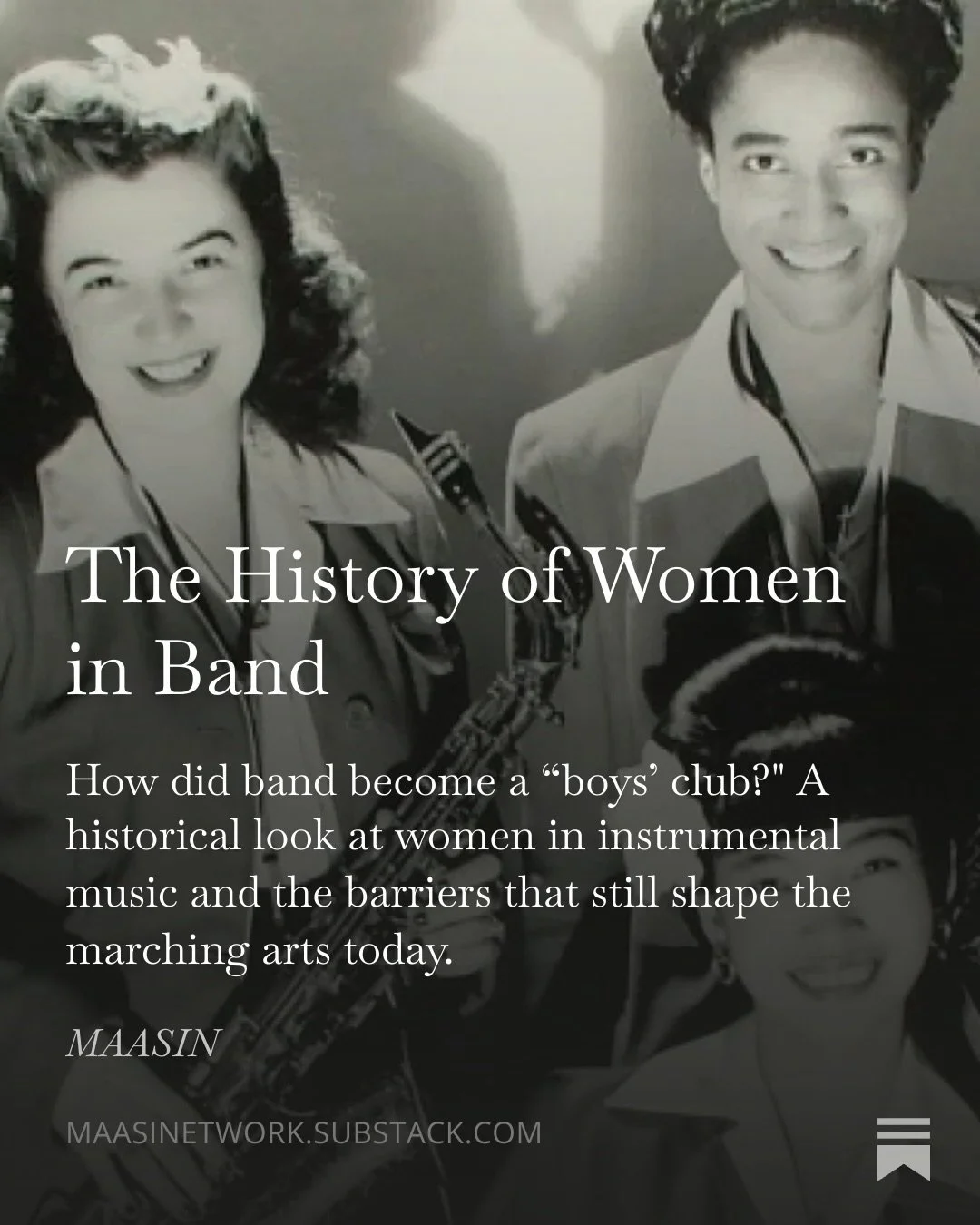 In honor of Women&rsquo;s History Month, we remember the persistence and resilience of the women who came before us in musical arts.

In our latest Substack article, we explore:
&bull; The history of women in instrumental music and conducting
&bull; 