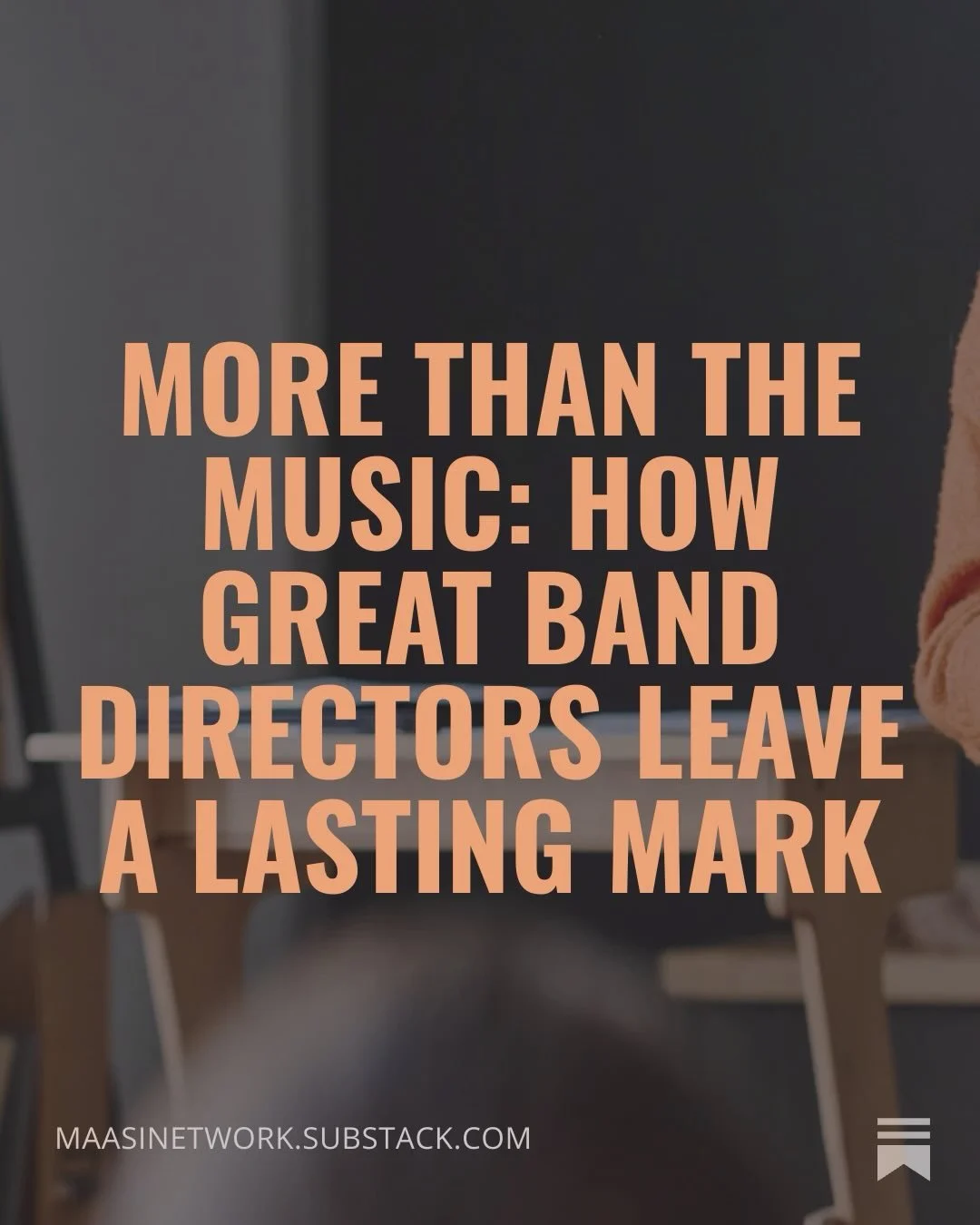Happy Teacher Appreciation Week from MAASIN!

The marching arts wouldn&rsquo;t exist without the educators who give everything to it, so let&rsquo;s celebrate them! 🎵

MAASIN member Sam Chase reflects on the teachers whose influence still shows up i