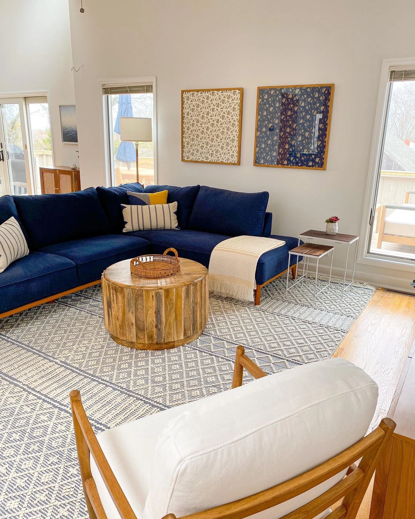 family room, living room, design and decor, beach house, boho