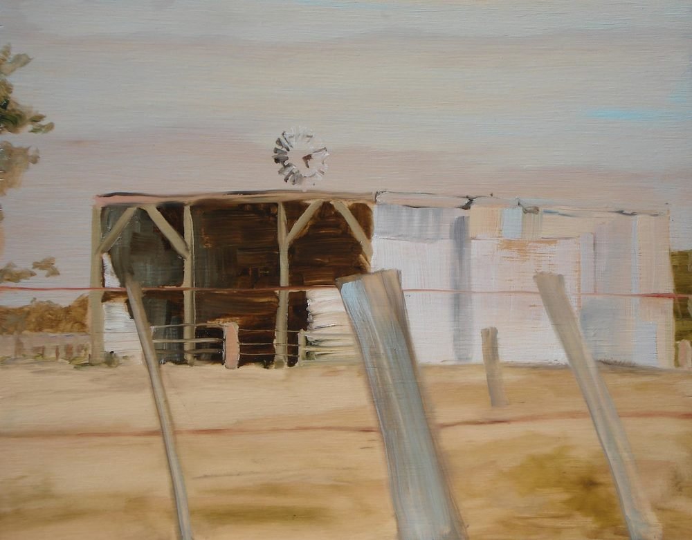 Title: "If I was born in Tibet, I’d be Buddhist."
Medium: Oil on plywood
Size: 35 x 45cm