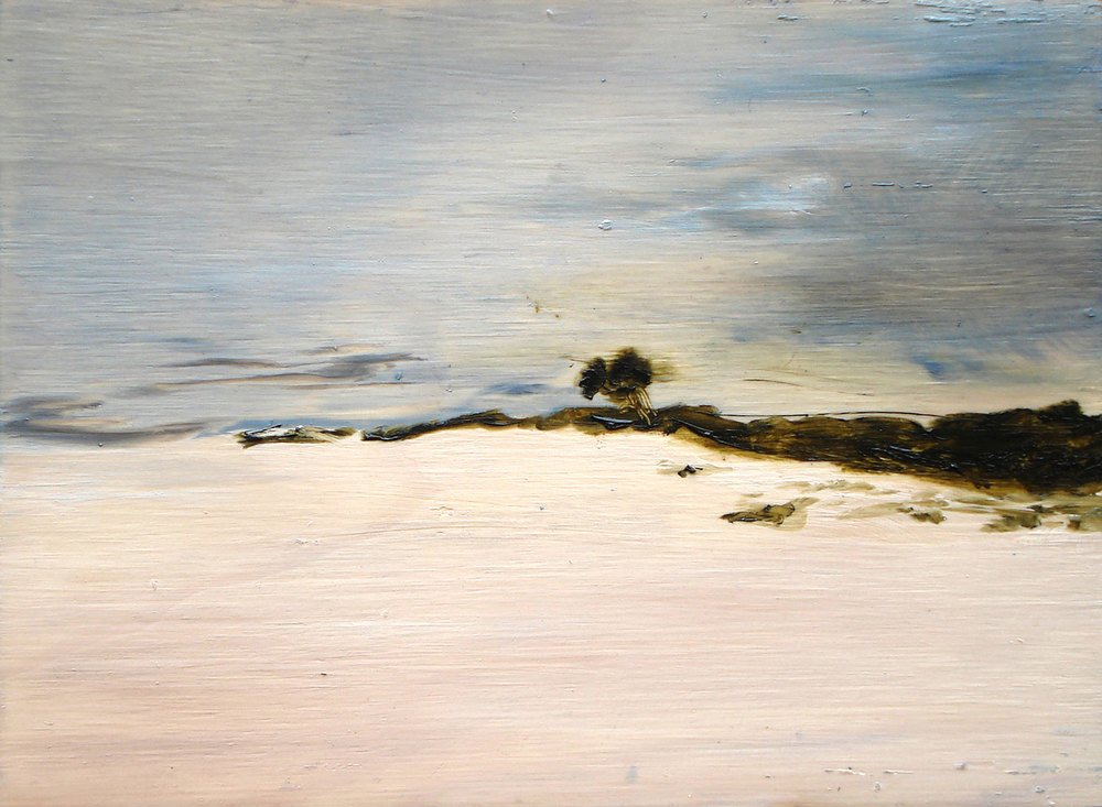 Title: "Lots of other things I used to worry about have dropped by the wayside."
Medium: Oil on plywood
Size: 16 x 22cm
SOLD