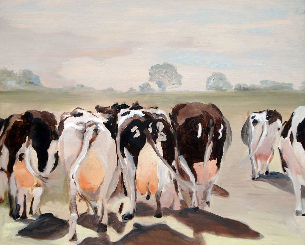 Title: "I know it’s a long journey – learning how to communicate. It’s something we’ll be practicing until the day we die."
Medium: Oil on plywood
Size: 35 x 45cm
SOLD