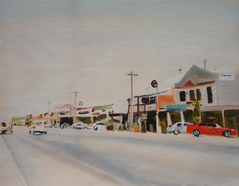 Title: "It’s so bloody hot today."
Medium: Oil on plywood
Size: 35 x 45cm
SOLD