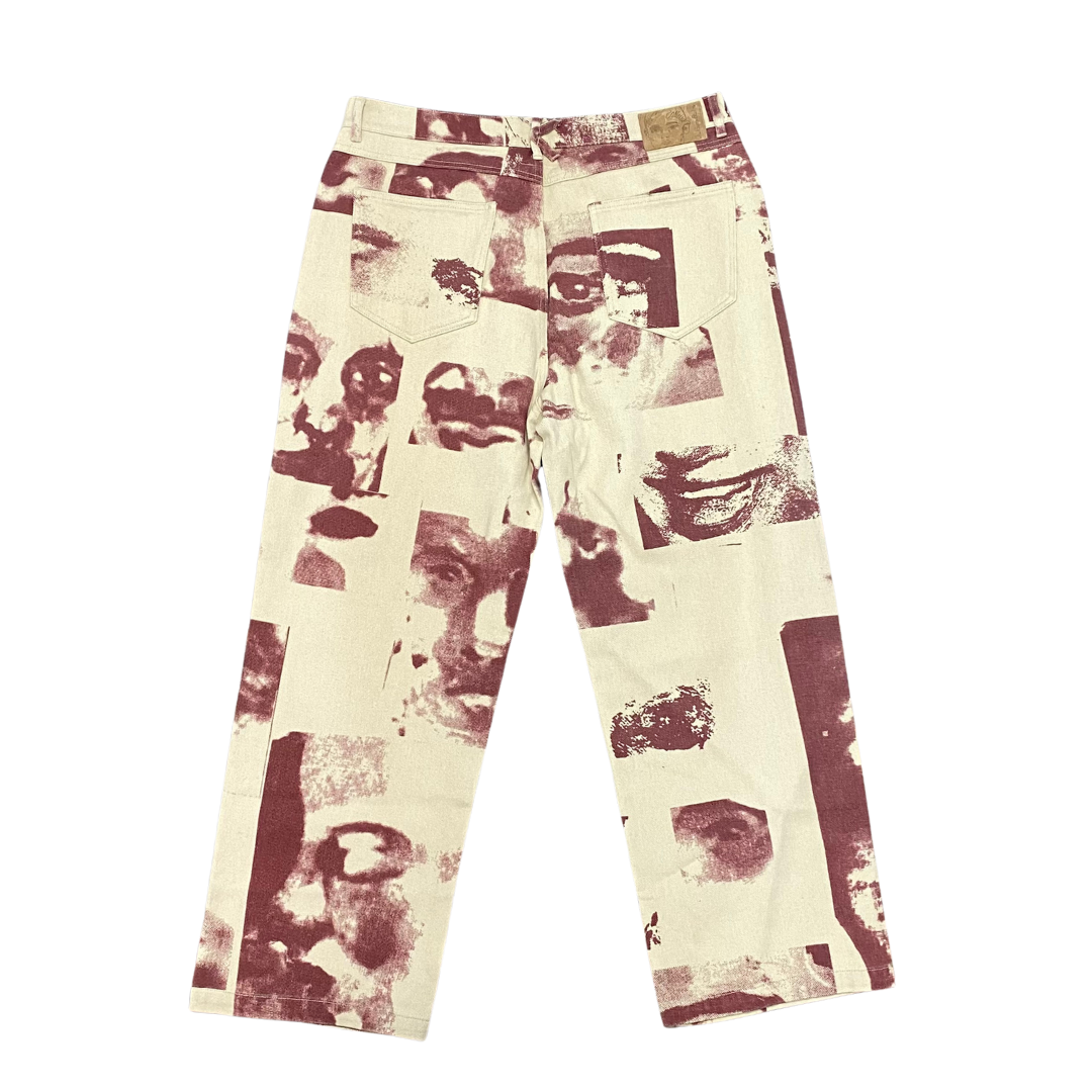 Kid Super Collage Faces Twill Pants