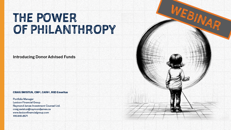 The Power of Philanthropy—Introducing Donor Advised Funds