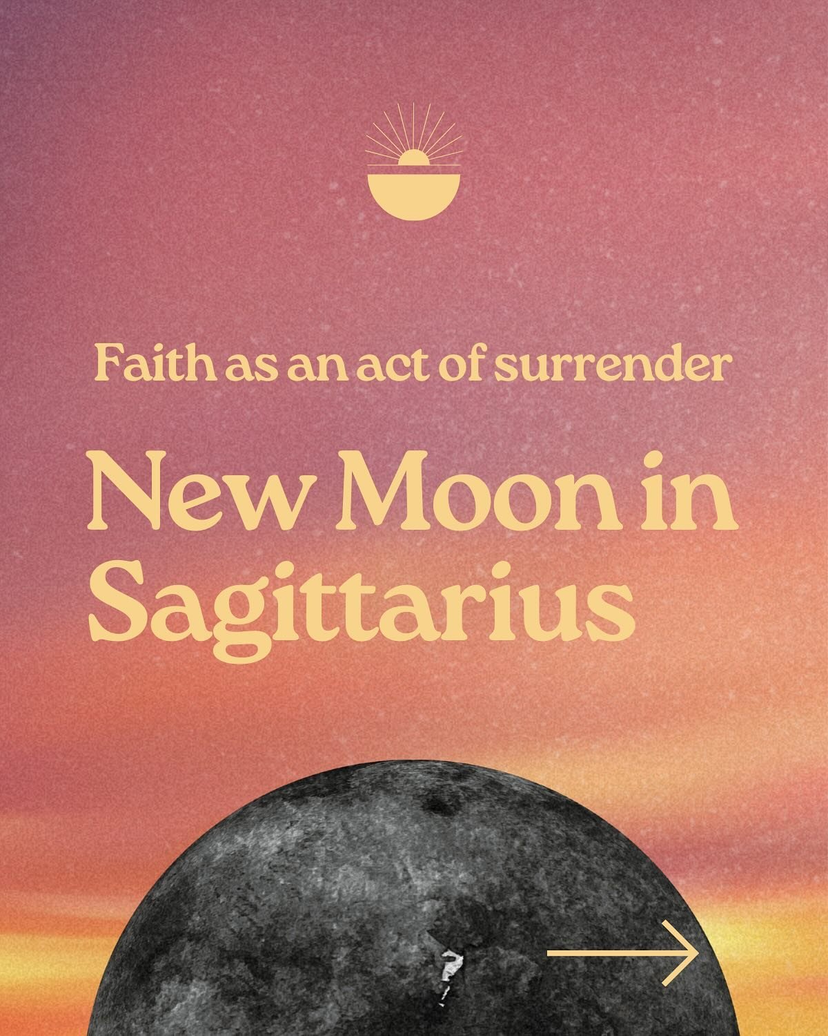 This New Moon in Sagittarius invites us to reconnect with our inner truth, aim for higher understanding, and trust the unknown. ♐️🙏🏻

At 9 degrees of Sagittarius, it&rsquo;s a moment to plant seeds for what we want to manifest &mdash; especially fo