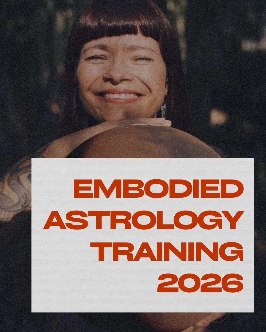 My crowd, after months and months of thinking, creating; rethinking and creating, redoing all again &ndash; I think, I&rsquo;m ready to present this to the world. 😯

A half year Embodied Astrology training where two of my biggest passions come toget